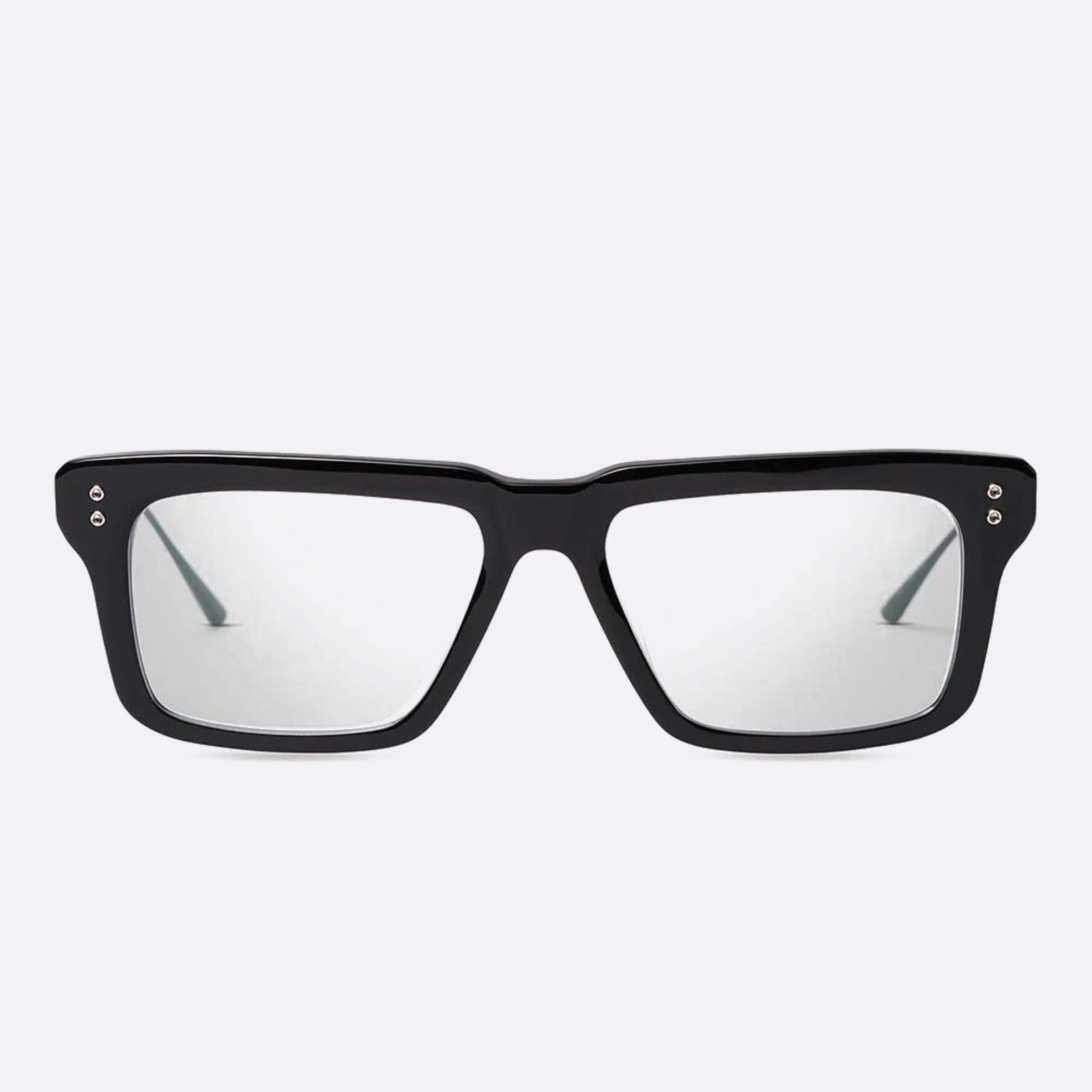 Dita 01mm Lataro Dtx461 Black Squared Unisex Eyeglasses - Main View