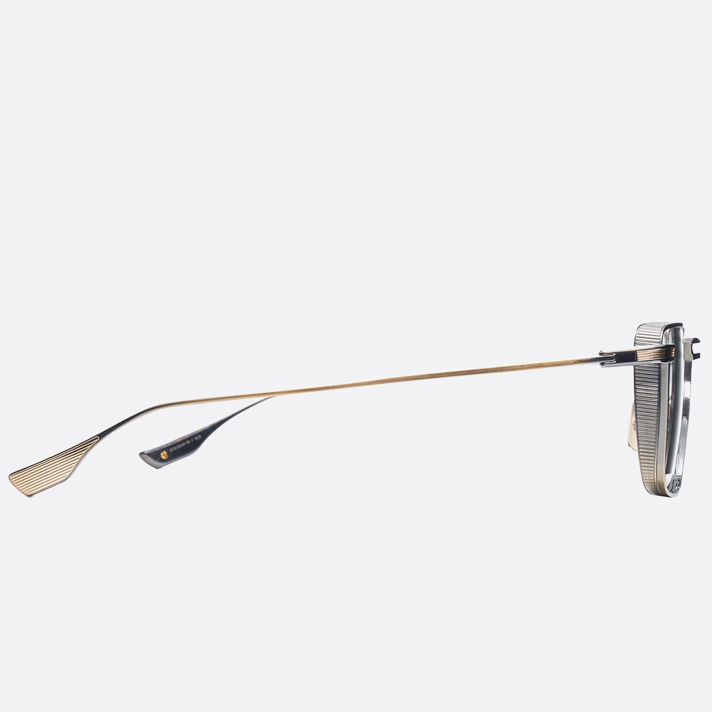 Dita 02mm Lindstrum Gold Geometric Unisex Eyeglasses - Detail View