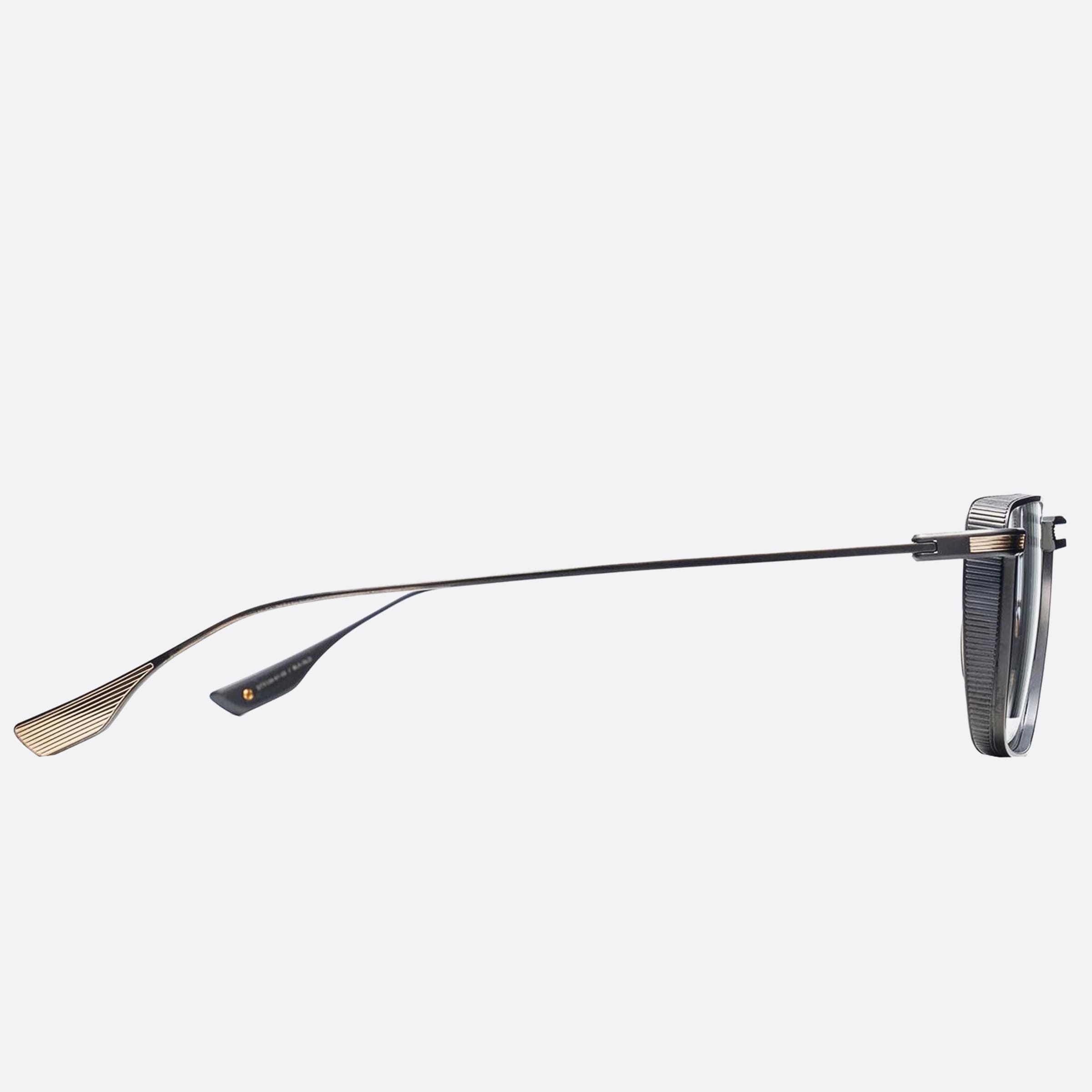 Dita 03mm Lindstrum Black Geometric Unisex Eyeglasses - Detail View