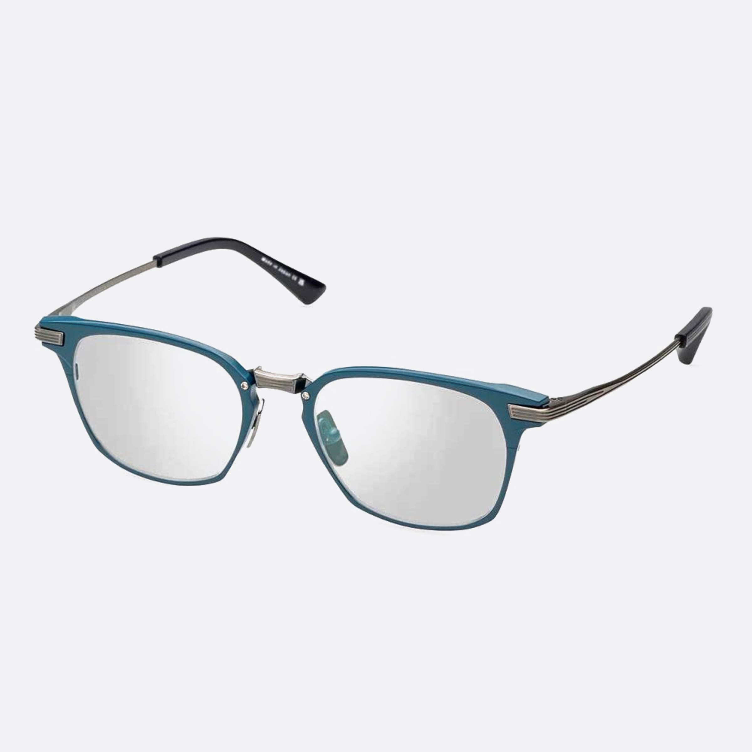 Dita 03mm Linrcon Dtx167 Blue Squared Unisex Eyeglasses - Side View