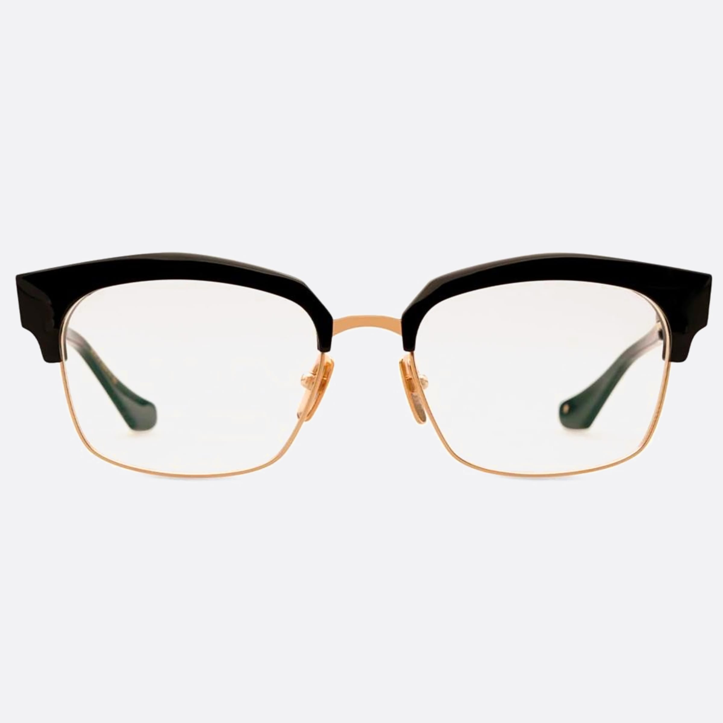 Dita 55mm Lotova Black Squared Unisex Eyeglasses - Main View