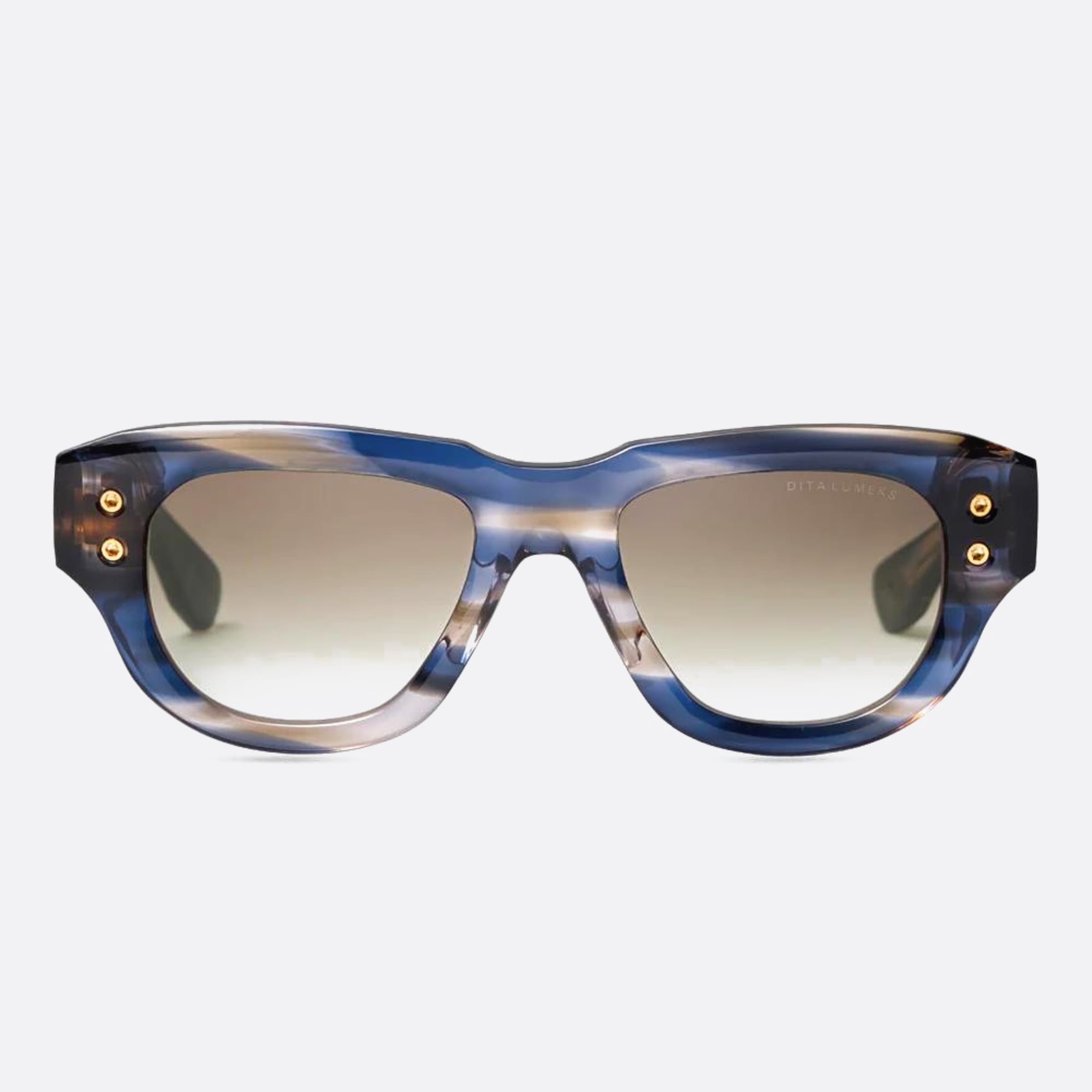 Dita 02mm Lumeks Dts728 Blue Squared Unisex Sunglasses - Main View