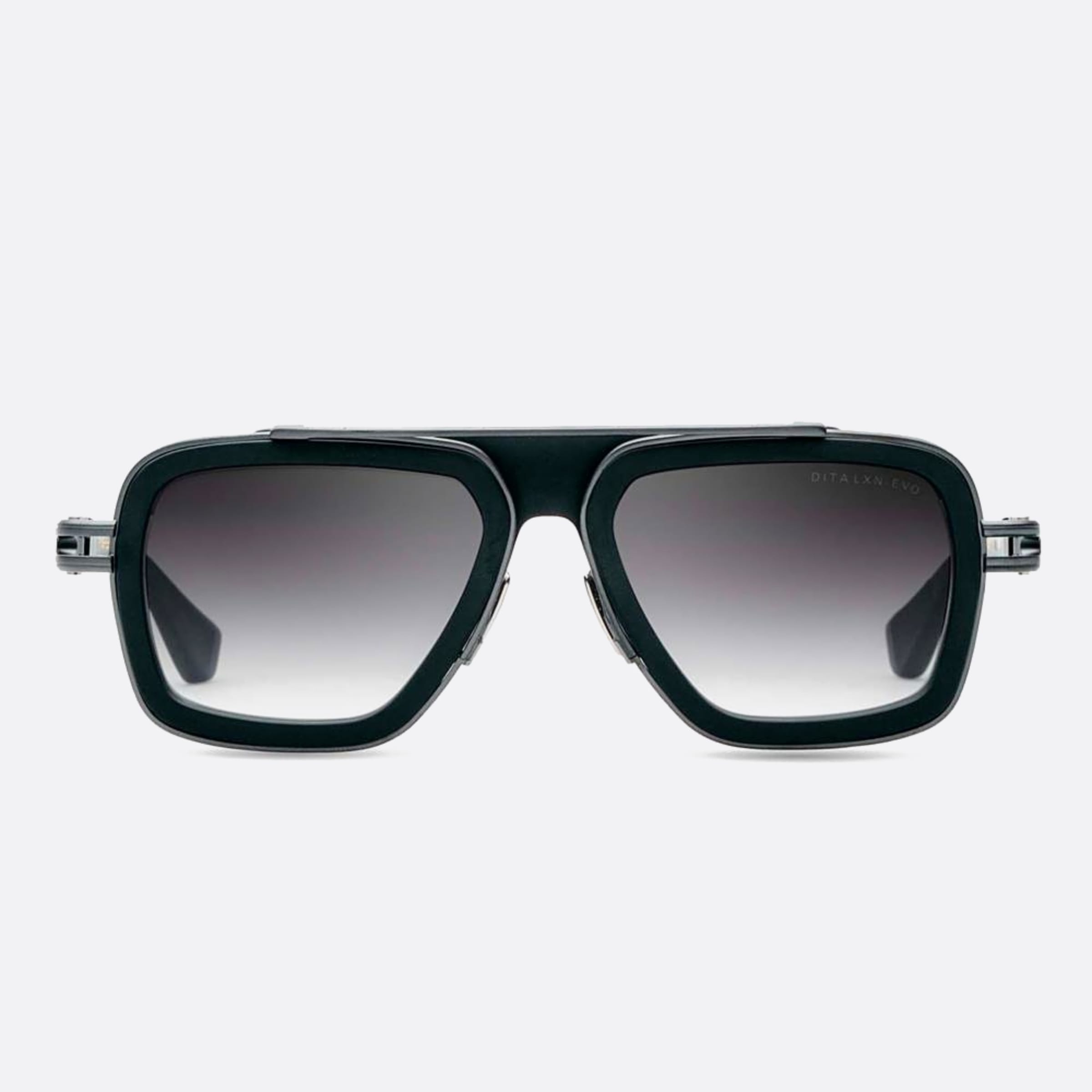 Dita 54mm Lxn Evo Black Geometric Unisex Sunglasses - Main View