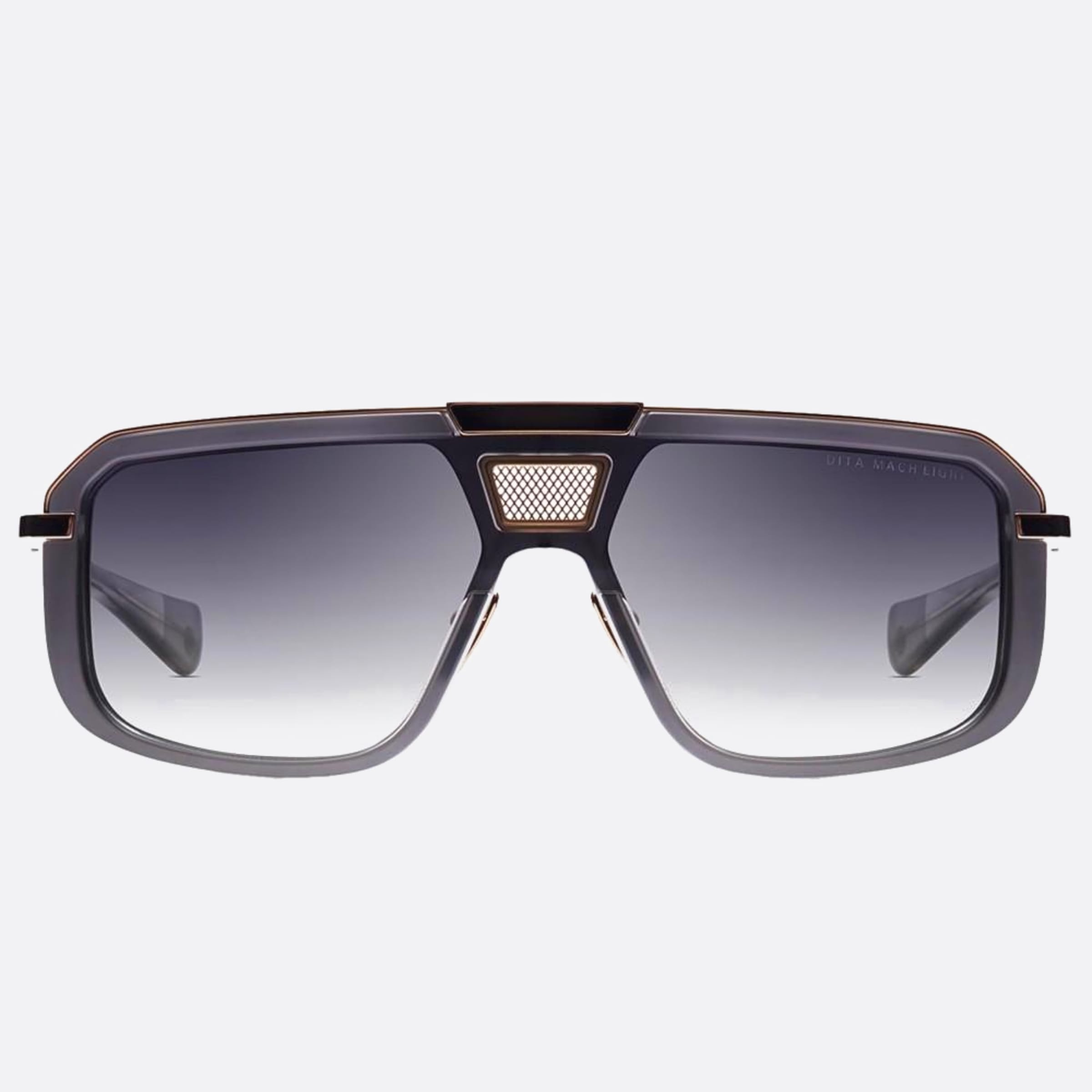 Dita 131mm Mach Eight Grey Geometric Unisex Sunglasses - Main View