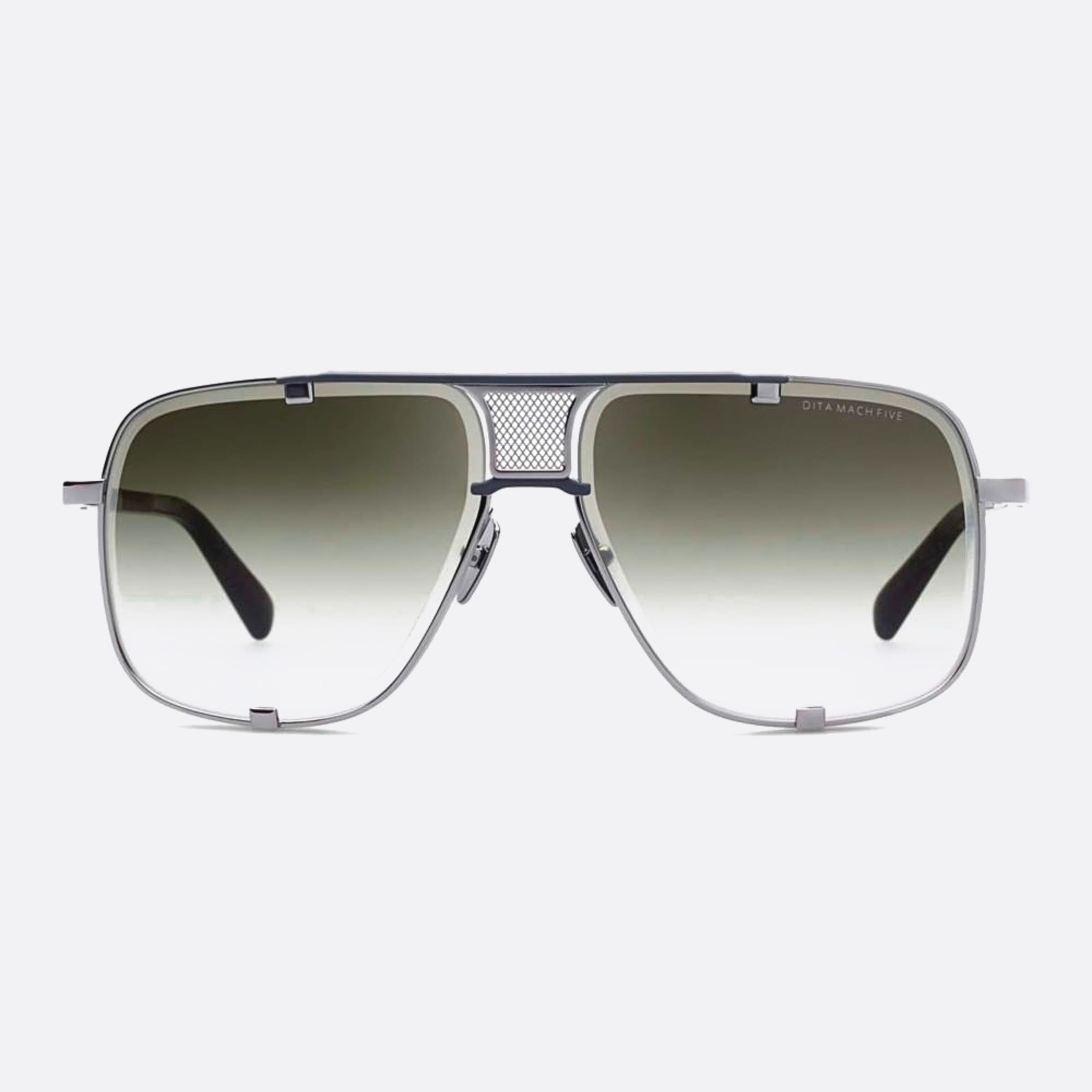 Dita 64mm Mach Five Pld Blk Black Pilot Unisex Sunglasses - Main View