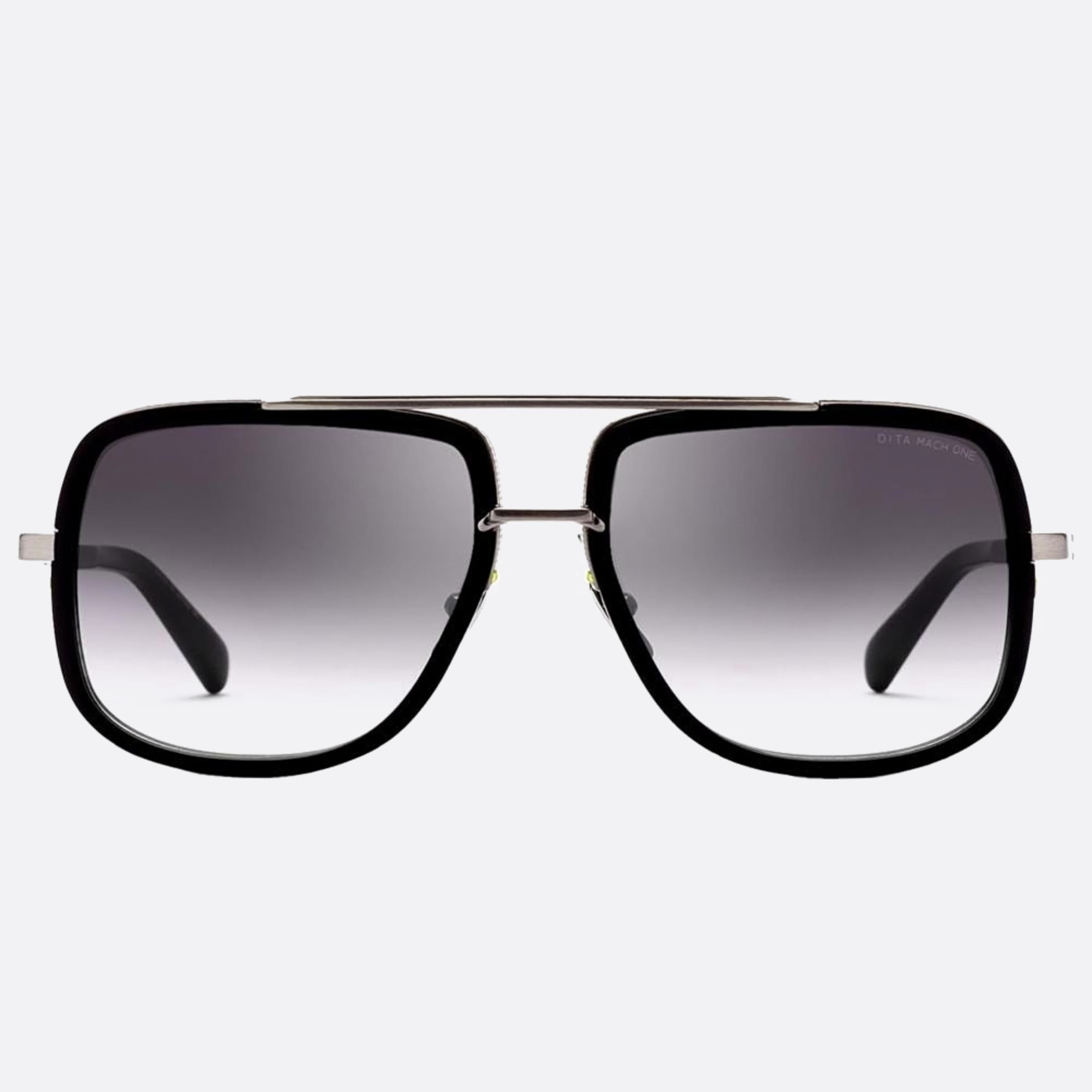 Dita 59mm Mach One Blk Slv Black Pilot Unisex Sunglasses - Main View