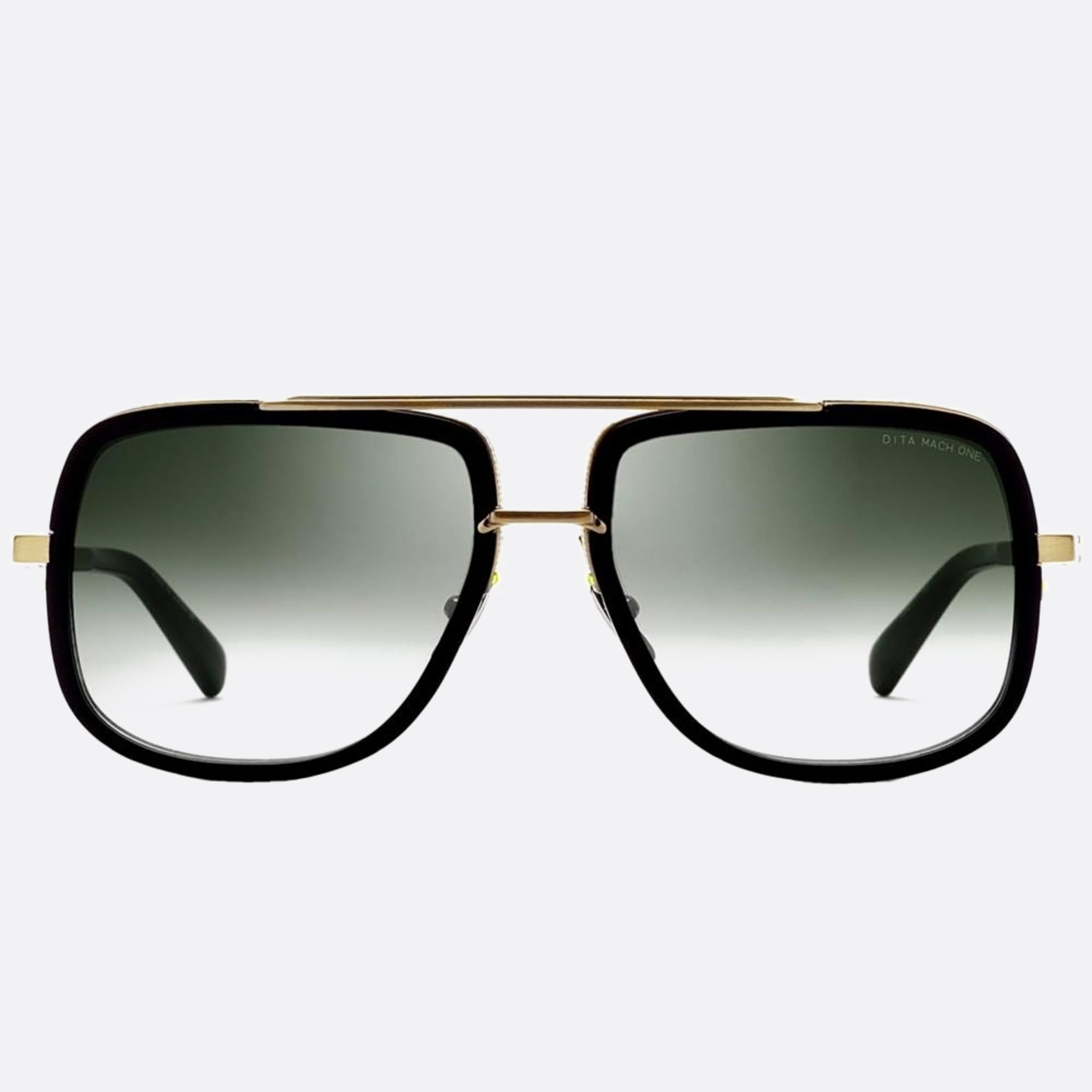 Dita 59mm Mach One Blk 12k Black Pilot Unisex Sunglasses - Main View