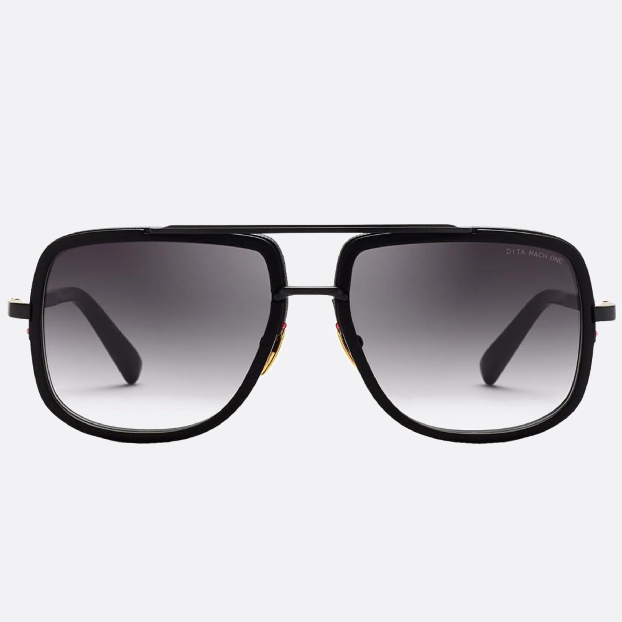 Dita 59mm Mach One Blk 18k Black Pilot Unisex Sunglasses - Main View