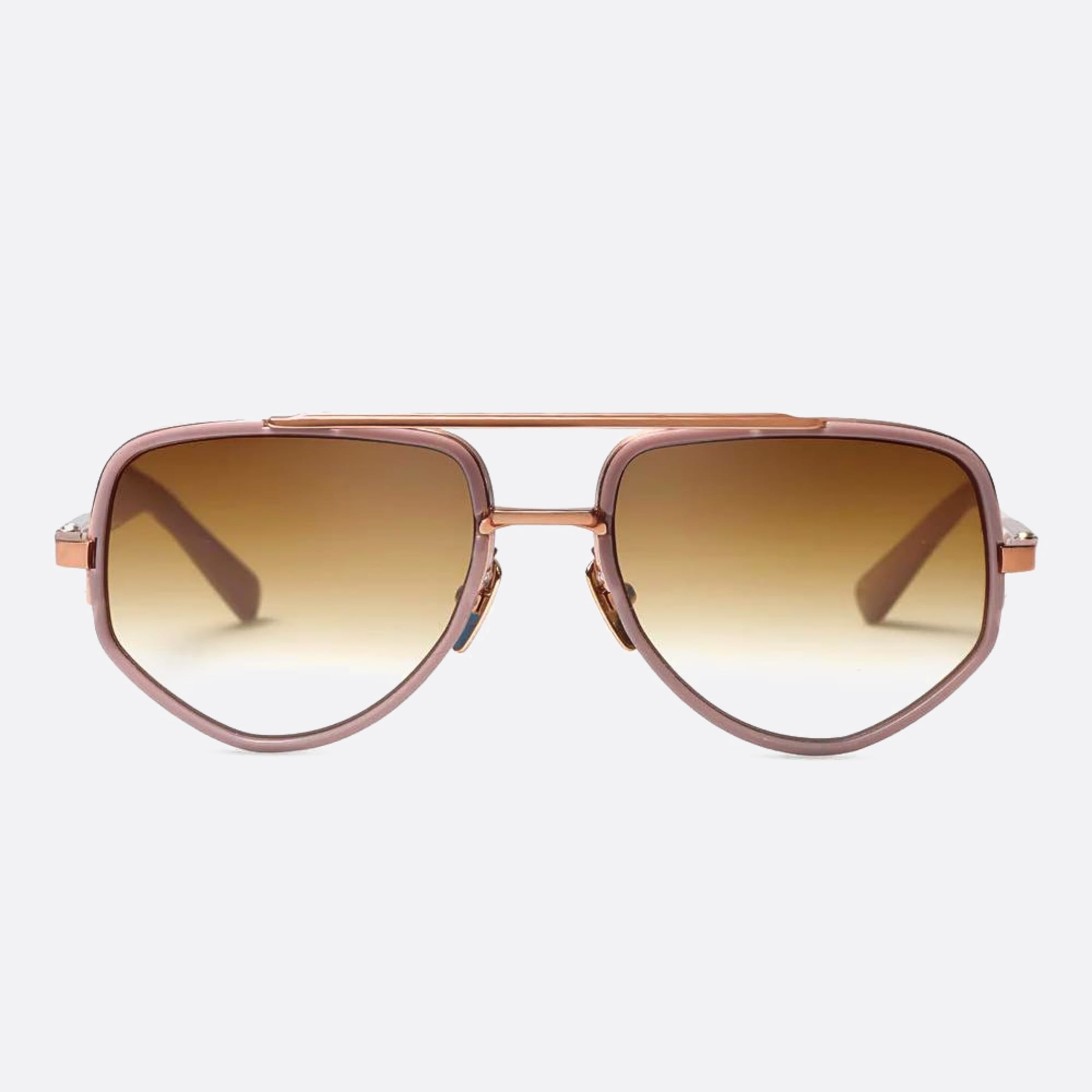 Dita 02mm Mach Dts463 Rose Gold Pilot Unisex Sunglasses - Main View