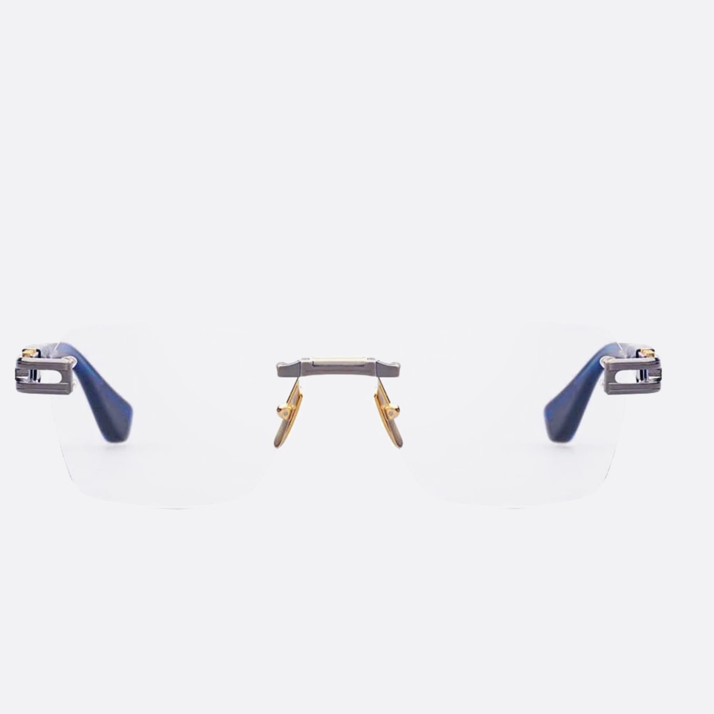 Dita 56mm Meta Evo Blue Geometric Unisex Eyeglasses - Main View