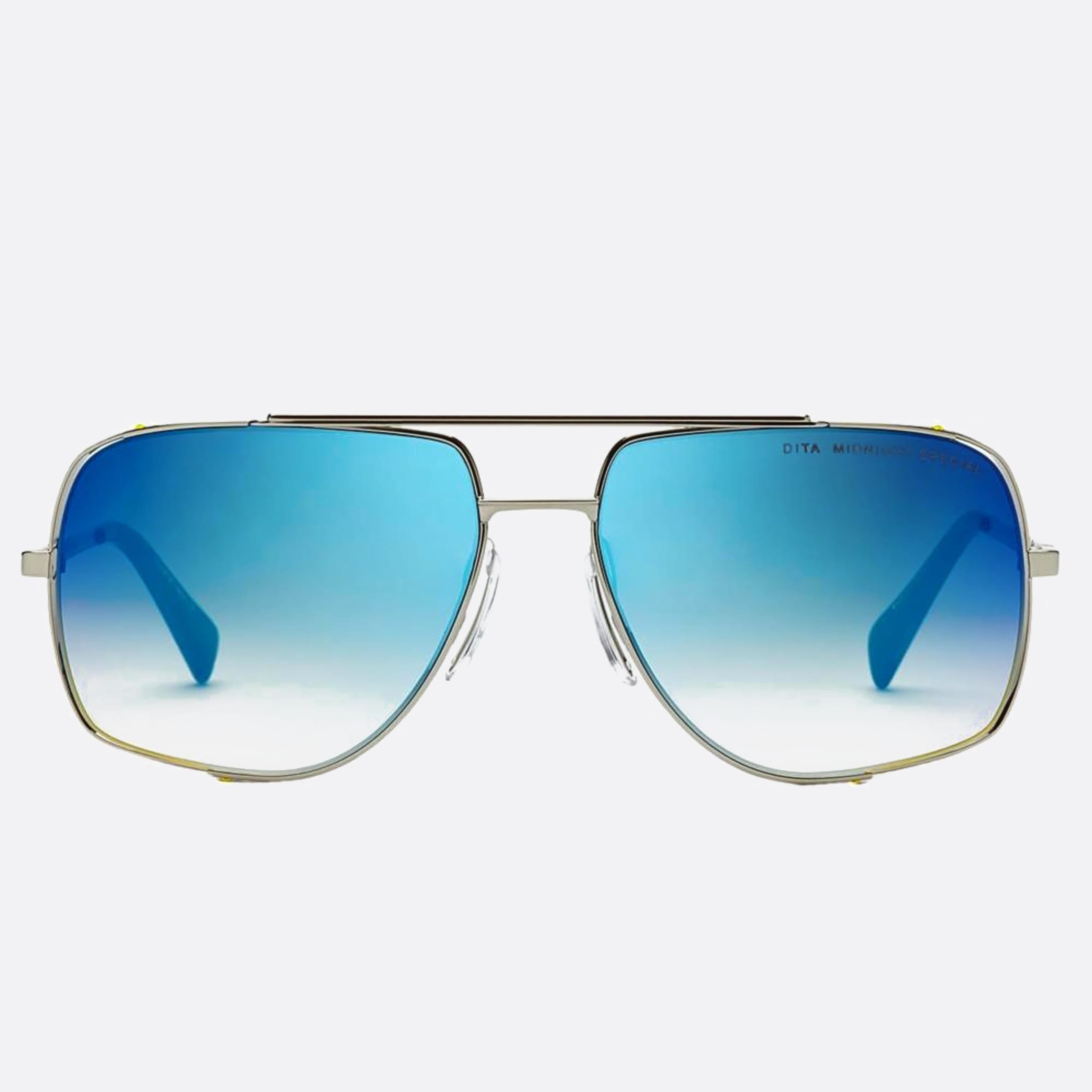 Dita 60mm Midnight Special Drx Pld Silver Geometric Unisex Sunglasses - Main View