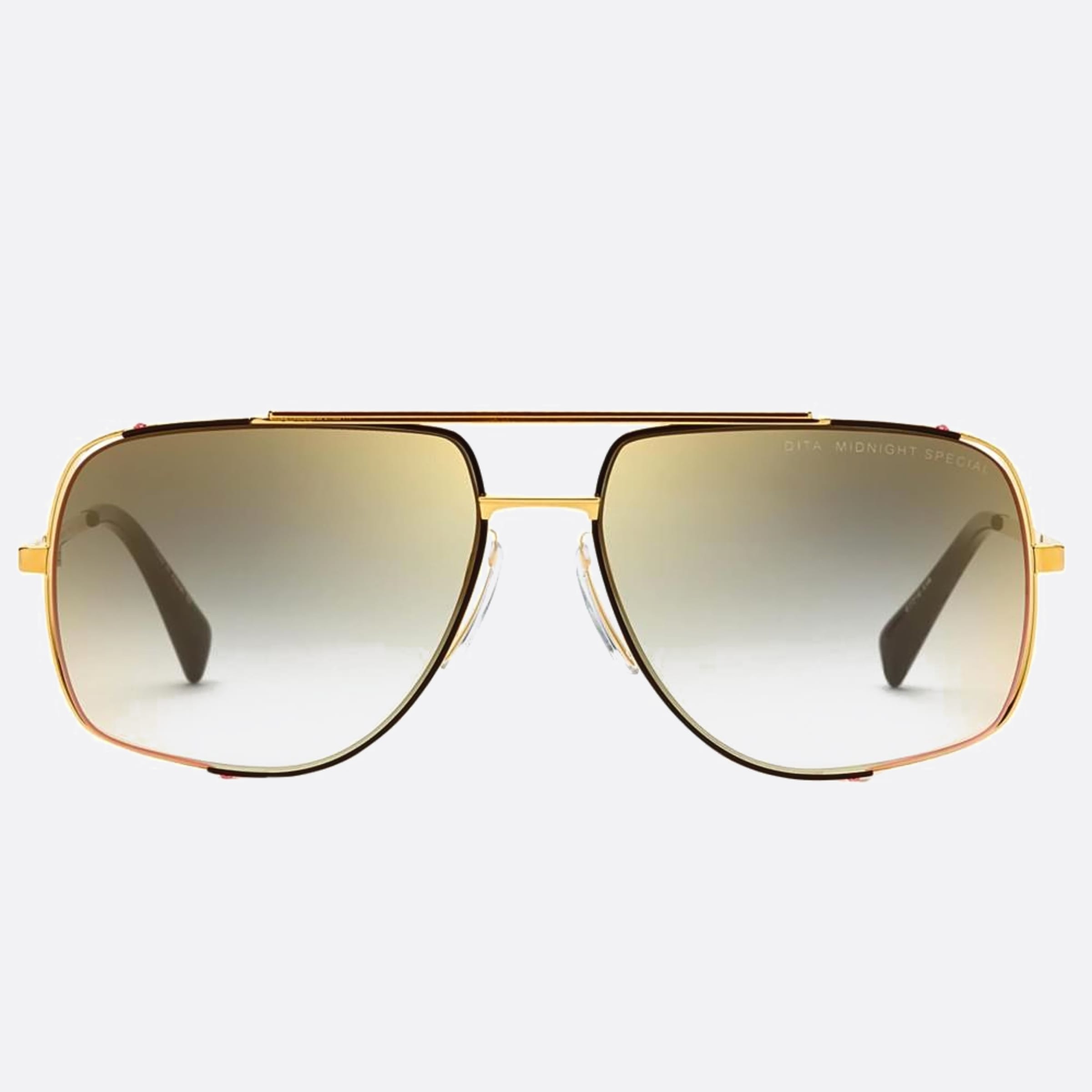 Dita 60mm Midnight Special Drx Gld Blk Gold Geometric Unisex Sunglasses - Main View