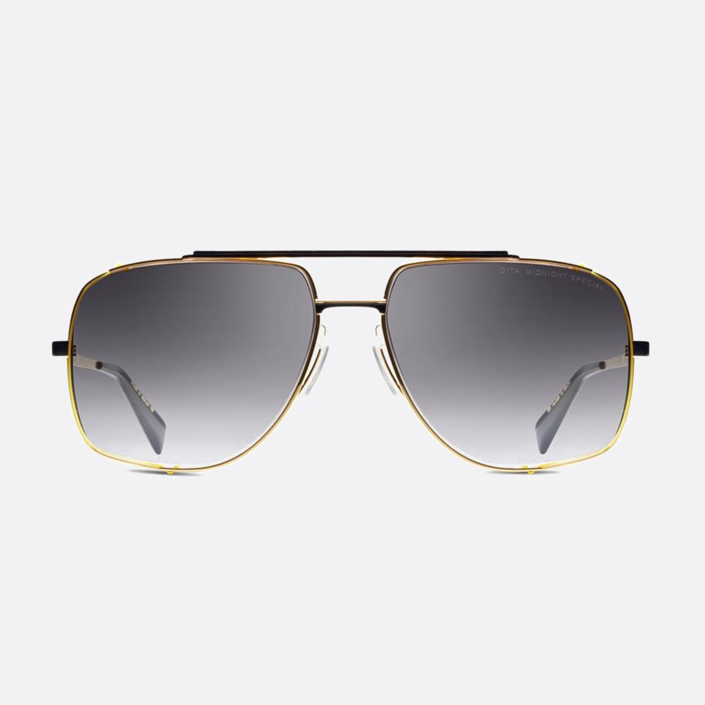 Dita 60mm Midnight Special Drx Blk Gld Gold Visor Unisex Sunglasses - Main View