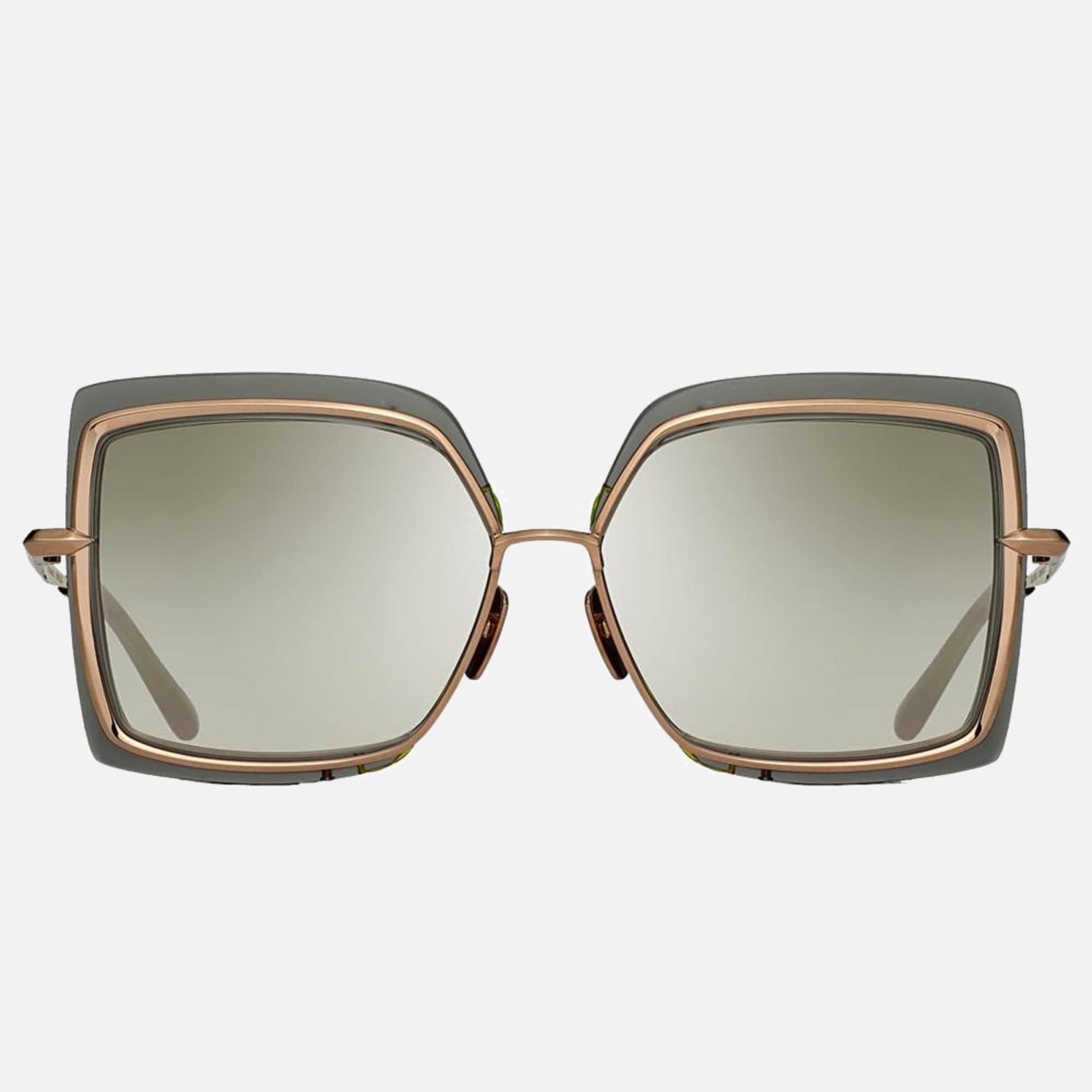 Dita 58mm Narcissus Grey Butterfly Unisex Sunglasses - Main View