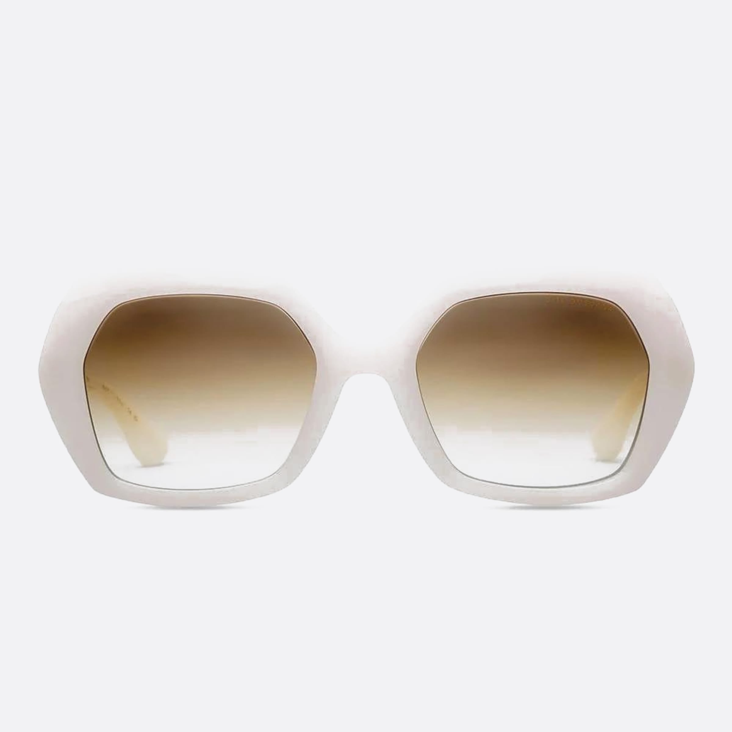Dita 02mm Omsoana Dts724 White Geometric Unisex Sunglasses - Main View