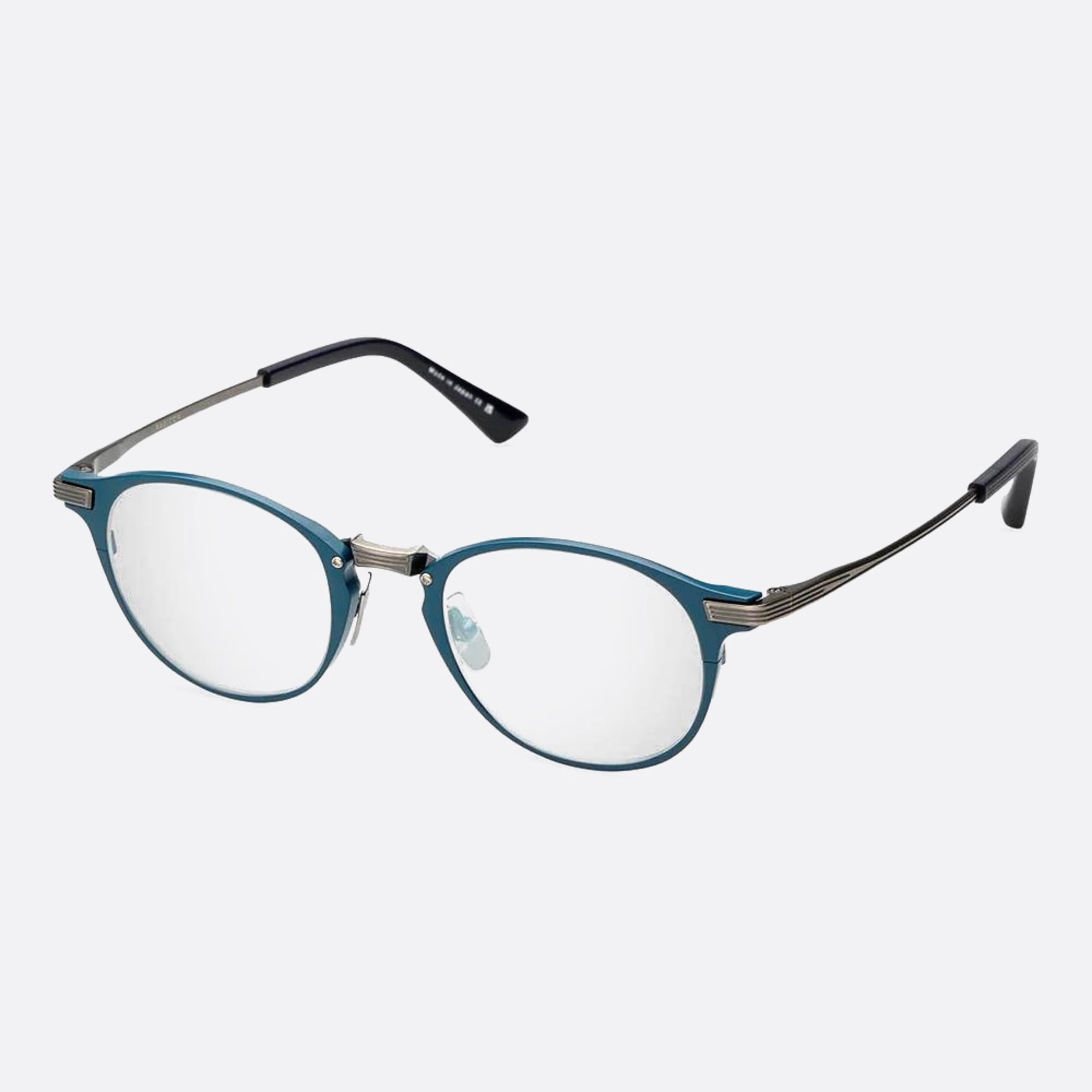 Dita 03mm Radicon Dtx166 Blue Pantos Unisex Eyeglasses - Side View