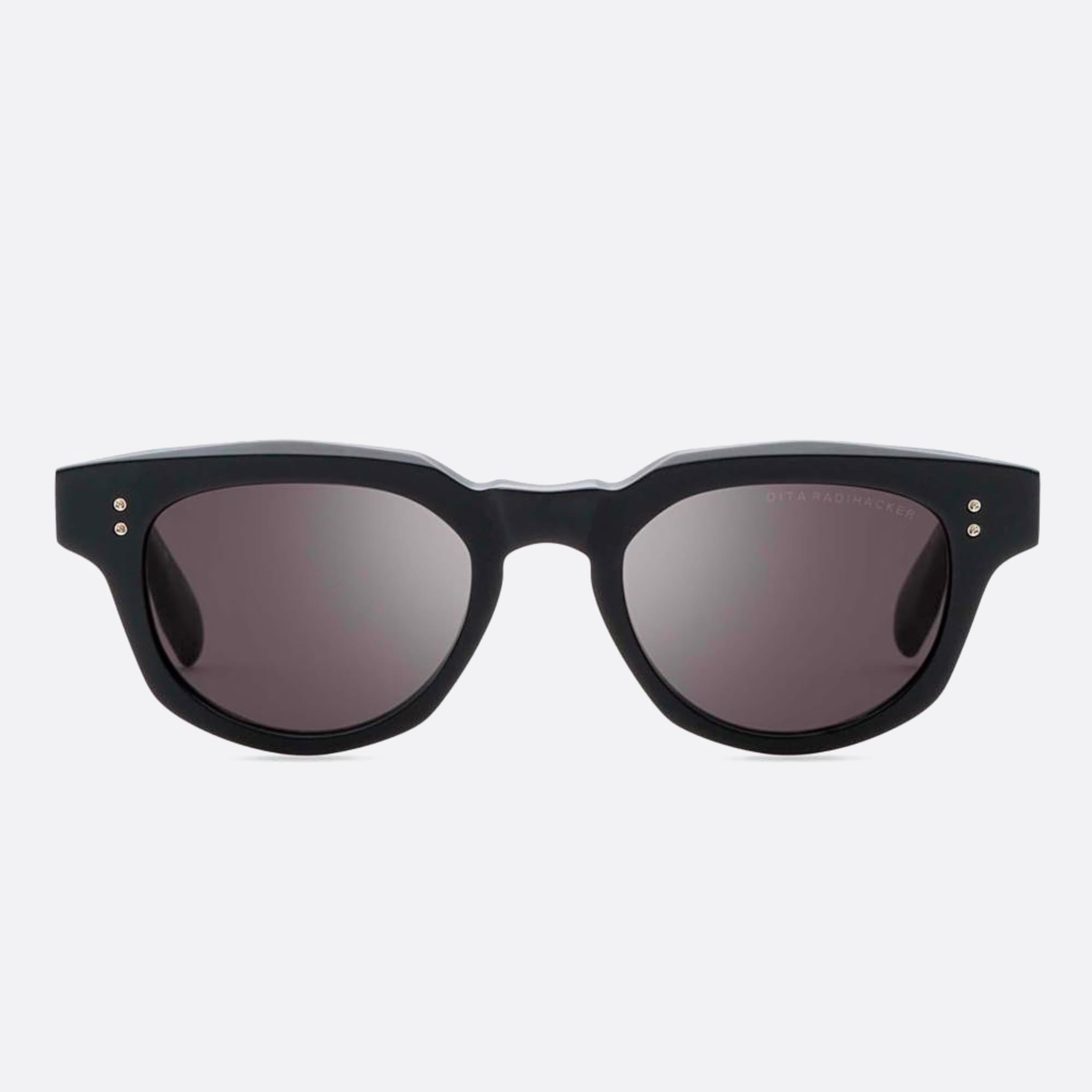 Dita 51mm Radihacker Dts726 Black Squared Unisex Sunglasses - Main View