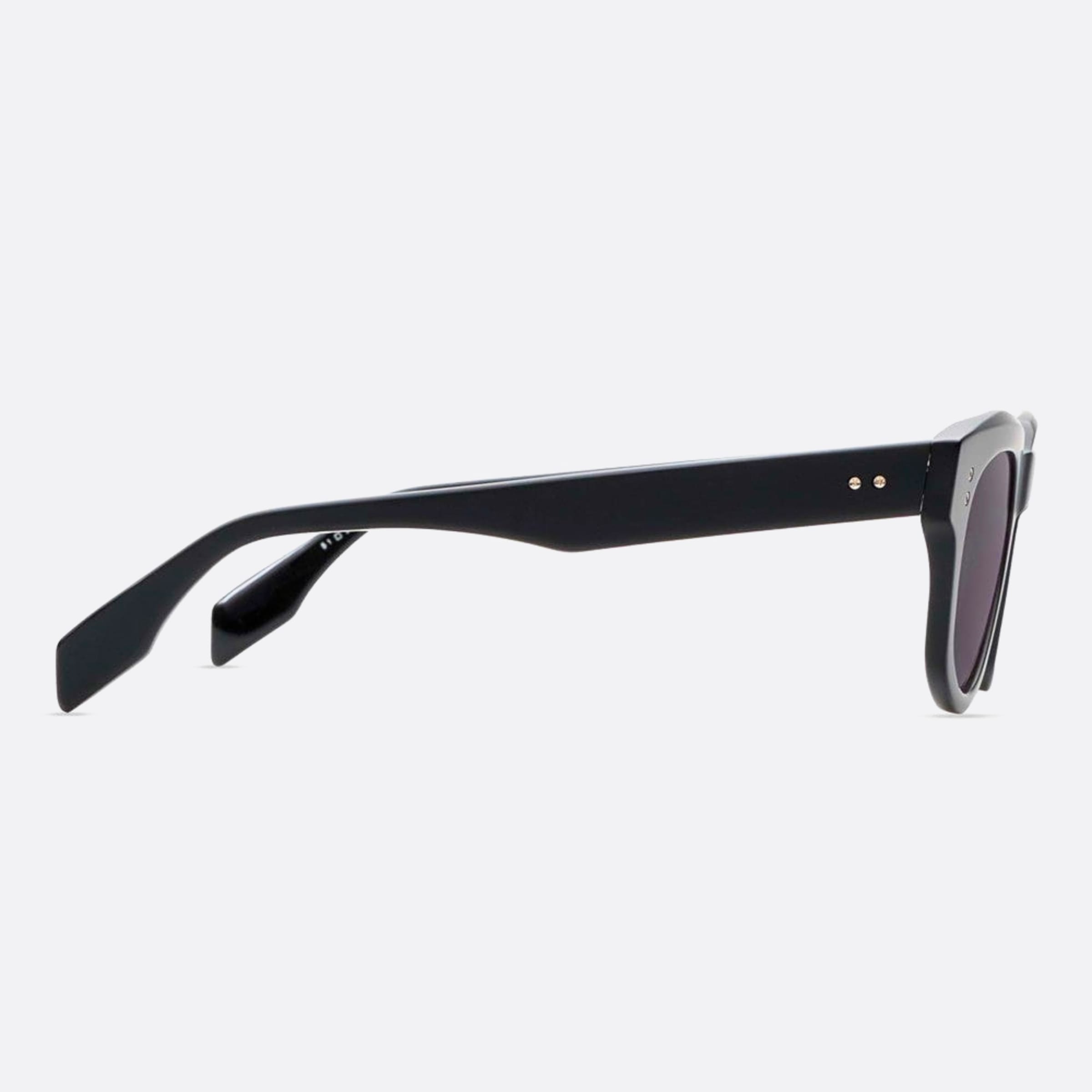 Dita 51mm Radihacker Dts726 Black Squared Unisex Sunglasses - Detail View