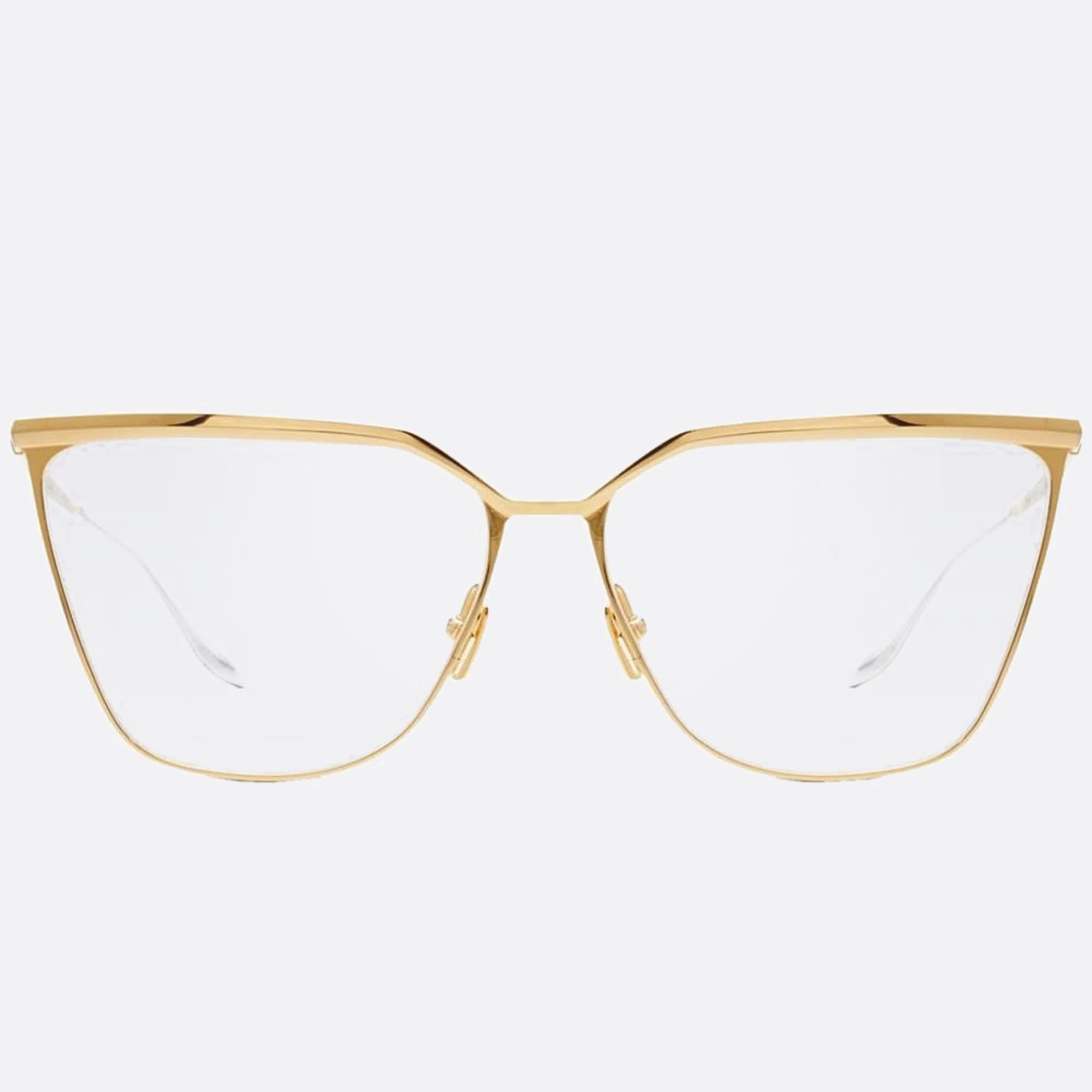 Dita 60mm Ravitte Gold Cat Eye Unisex Eyeglasses - Main View