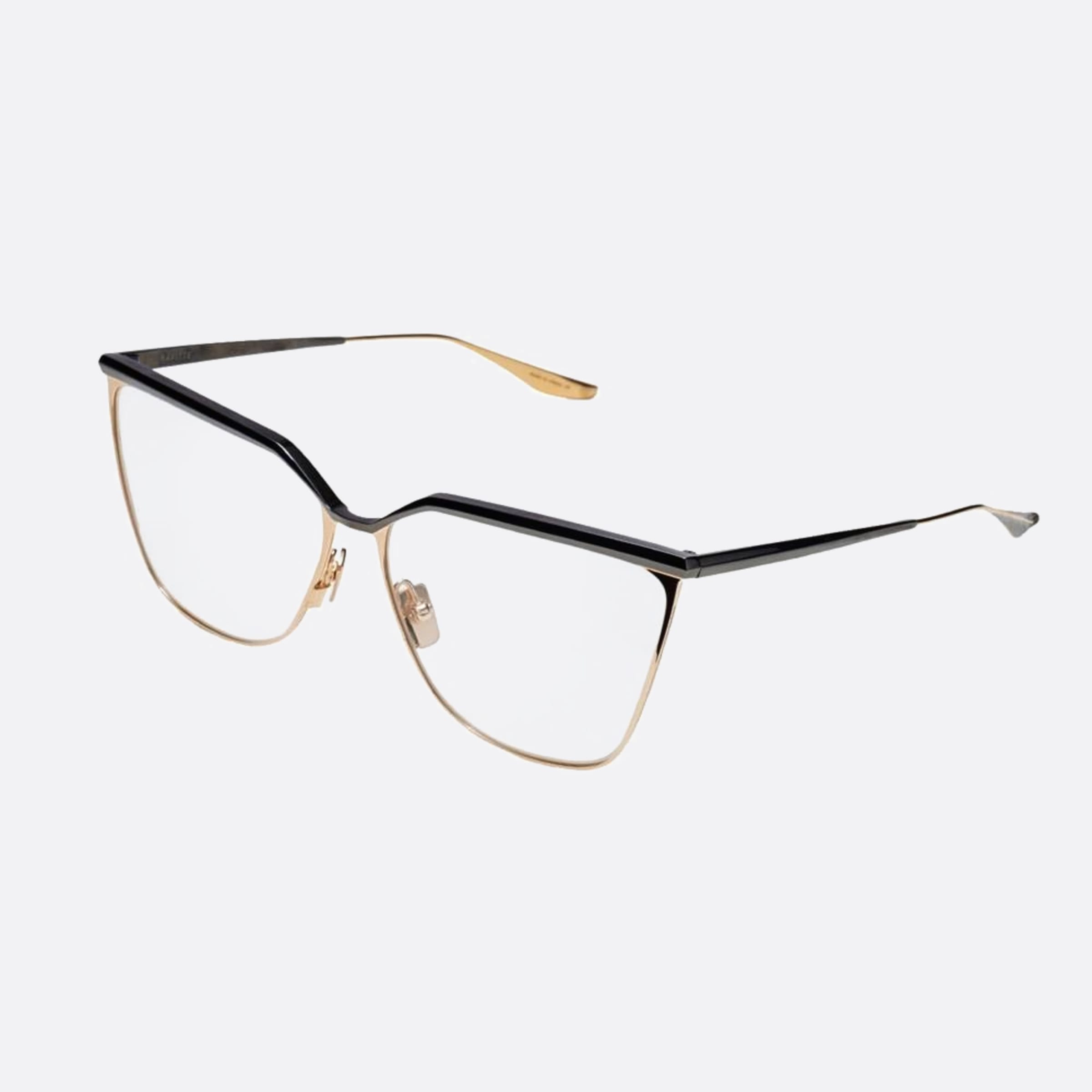 Dita 60mm Ravitte Ruthenium Cat Eye Unisex Eyeglasses - Side View