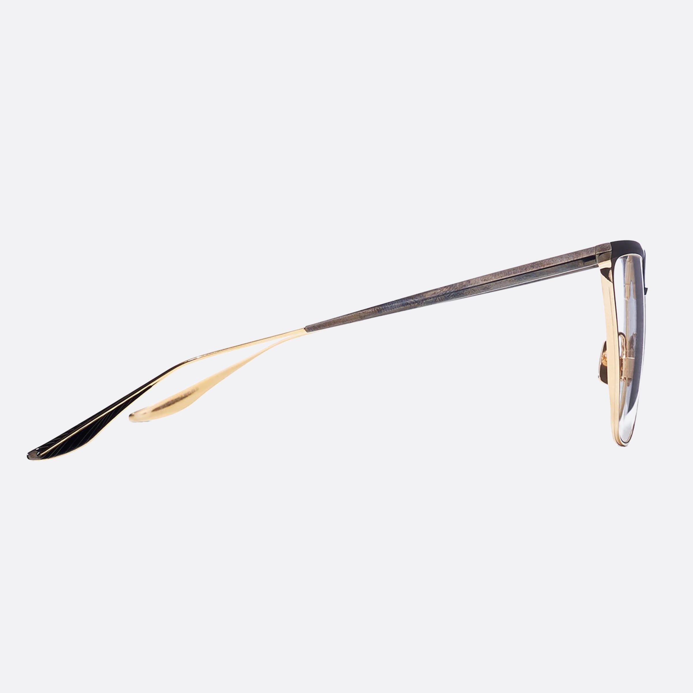 Dita 60mm Ravitte Ruthenium Cat Eye Unisex Eyeglasses - Detail View