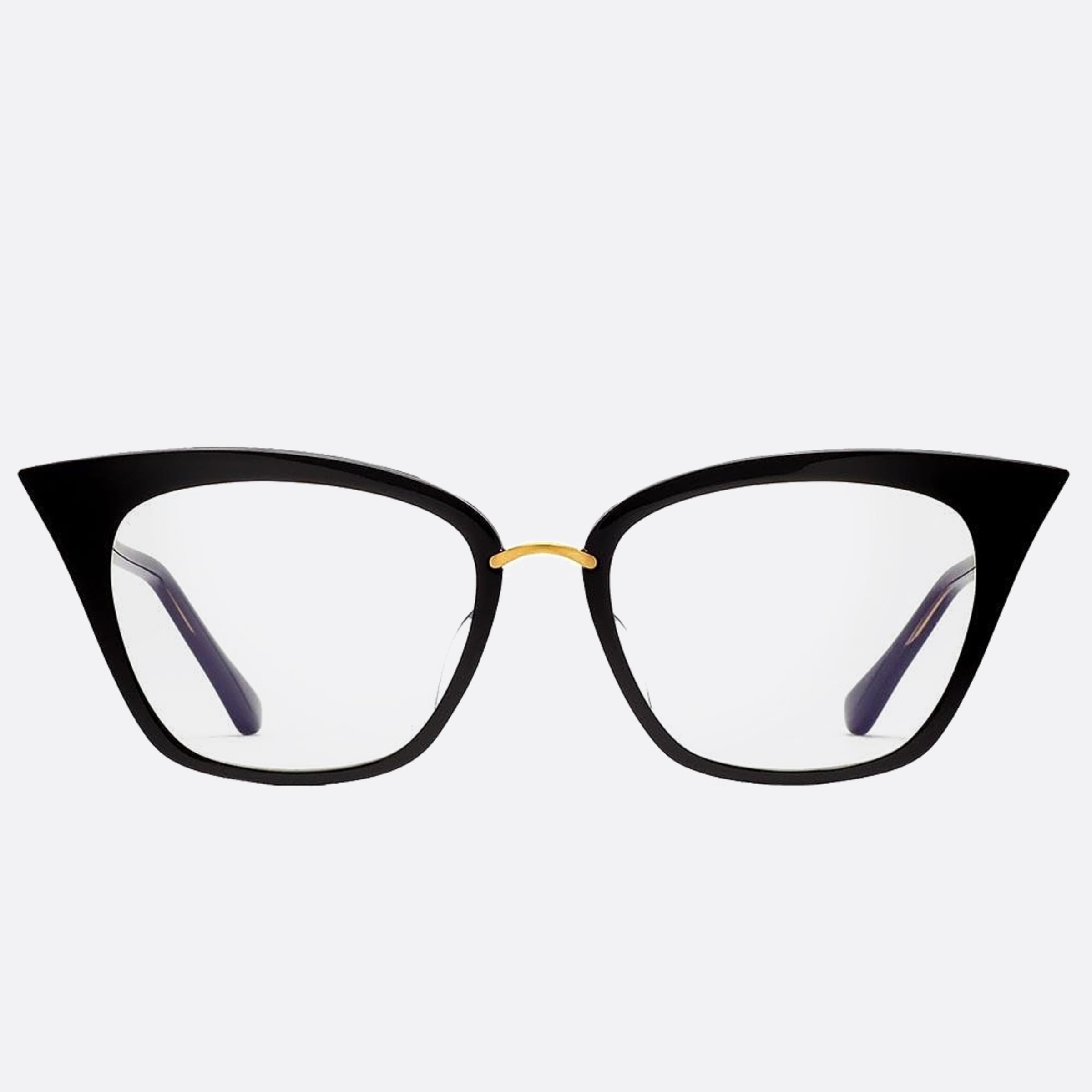 Dita 51mm Rebella Blk Gld Black Cat Eye Unisex Eyeglasses - Main View