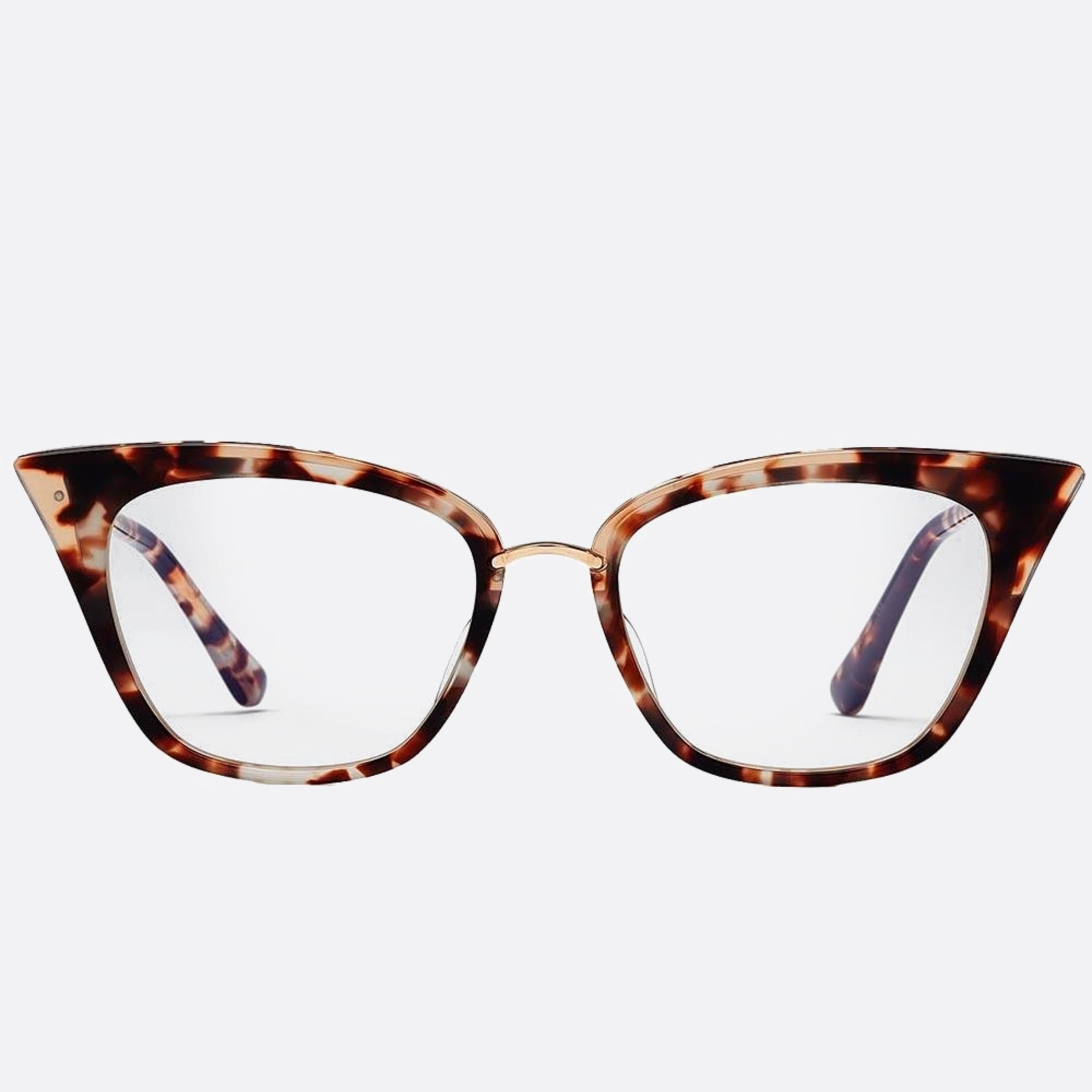 Dita 51mm Rebella Cmt Gld Havana Cat Eye Unisex Eyeglasses - Main View