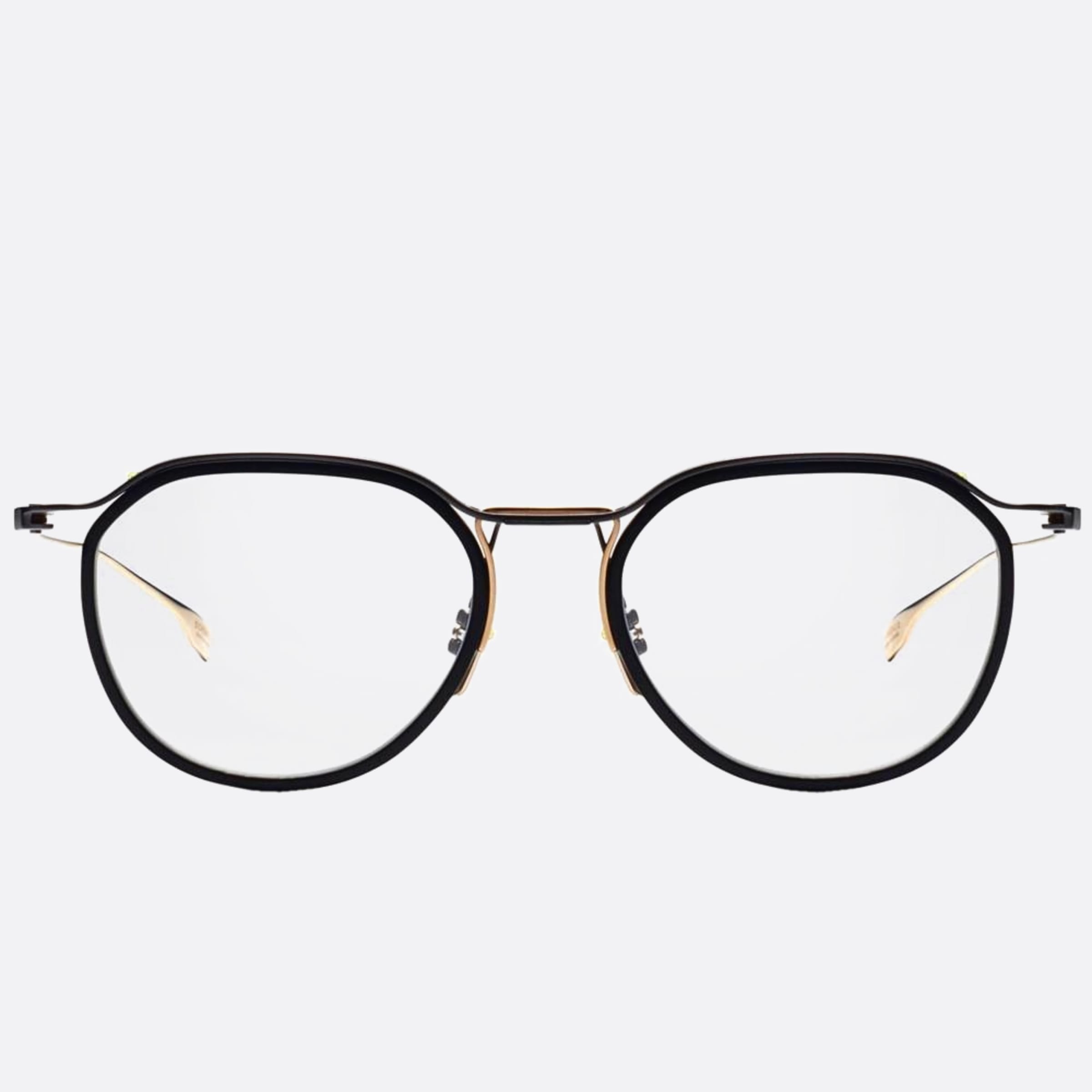Dita 49mm Schema Two Black Round Unisex Eyeglasses - Main View