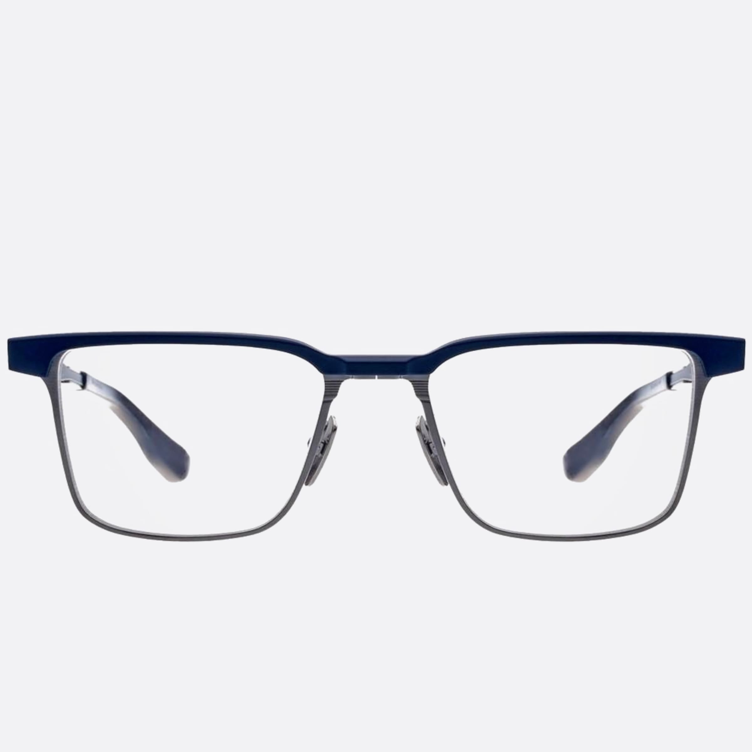 Dita 53mm Senator Three Blue Geometric Unisex Eyeglasses - Main View
