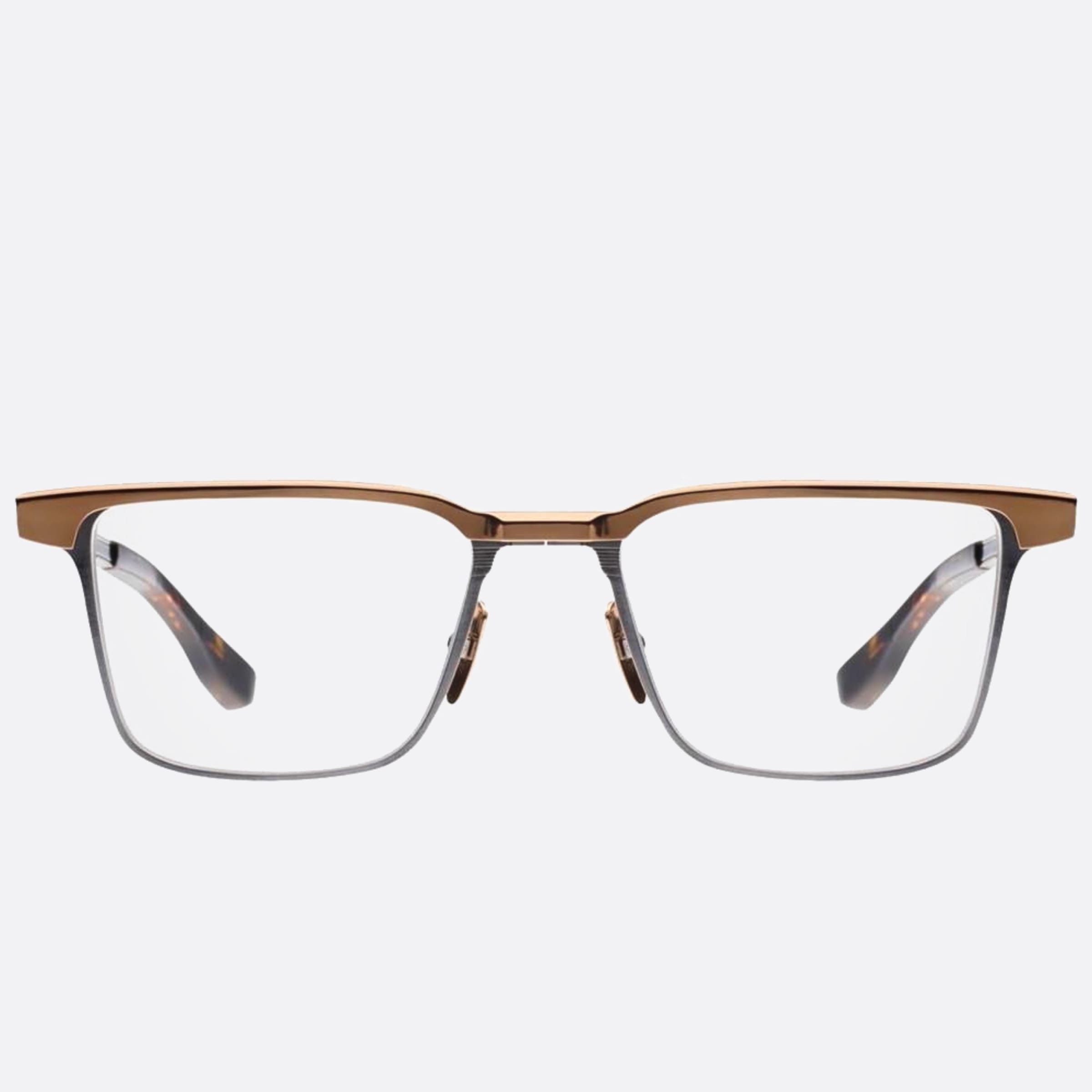 Dita 53mm Senator Three Gold Geometric Unisex Eyeglasses - Main View
