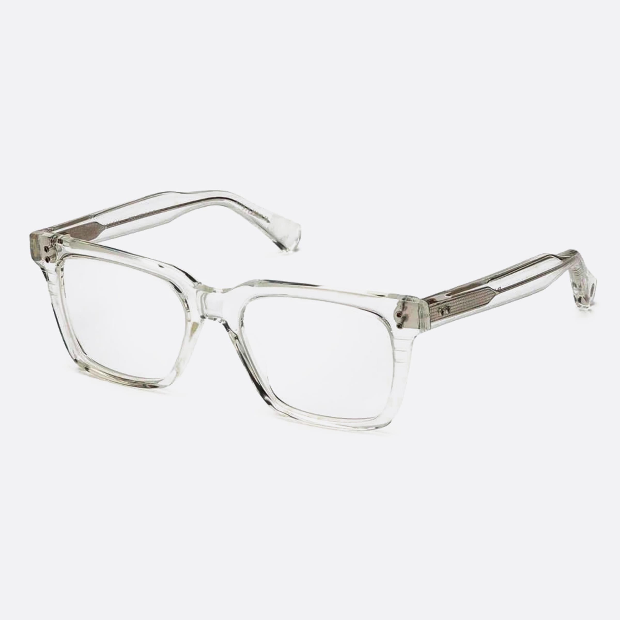 Dita 54mm Sequoia Drx Clr Transparent Squared Unisex Eyeglasses - Side View