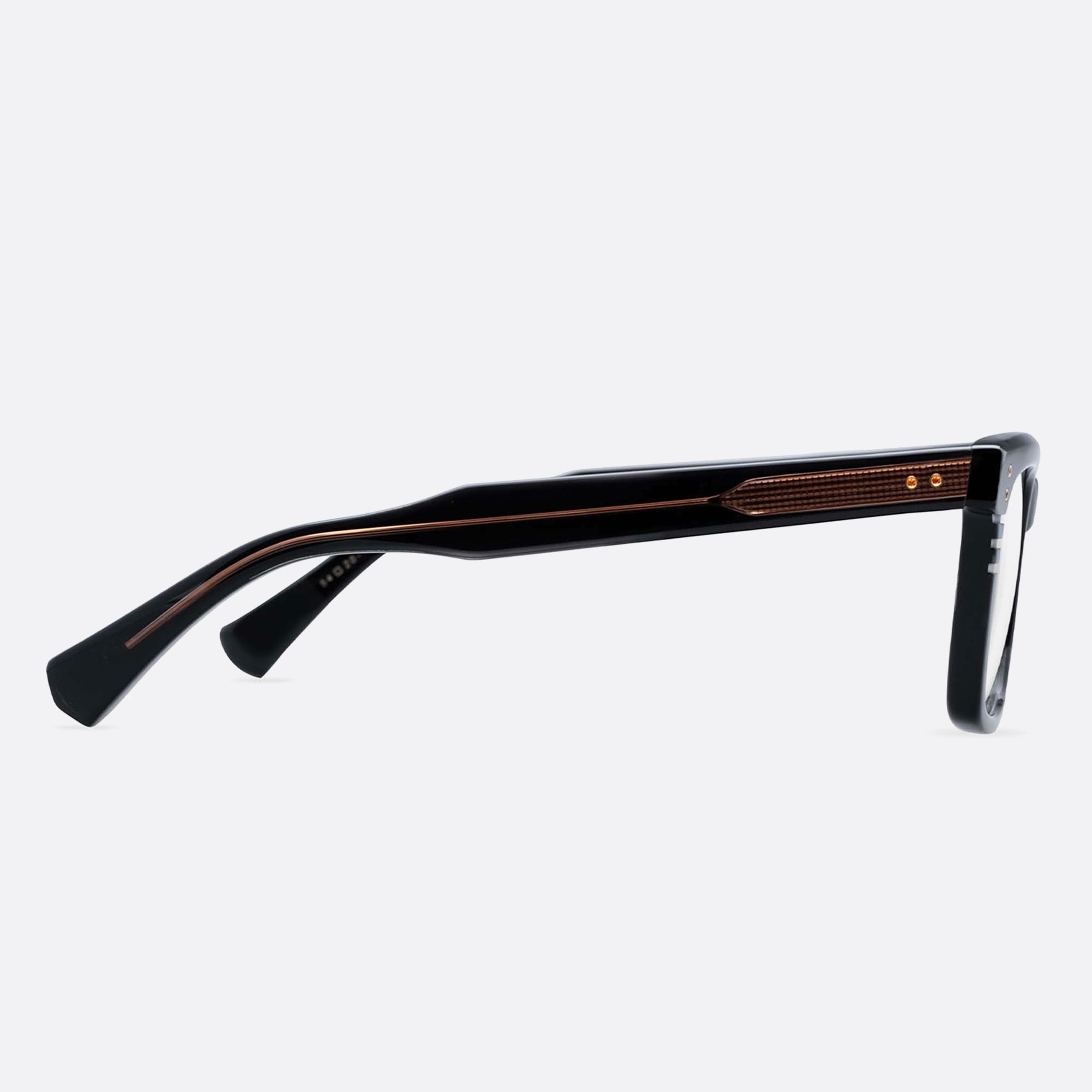 Dita 54mm Sequoia Drx Blk Black Squared Unisex Eyeglasses - Detail View