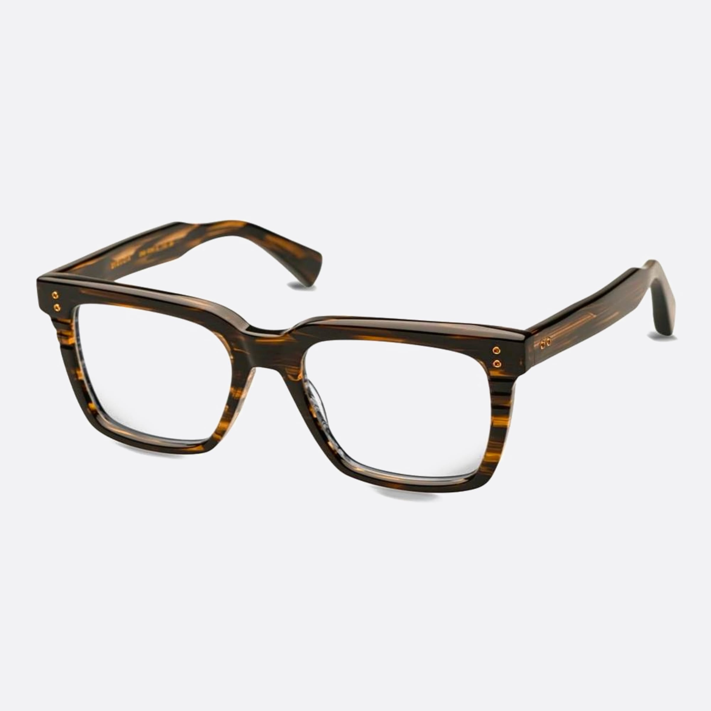Dita 54mm Sequoia Drx Tim Brown Squared Unisex Eyeglasses - Side View