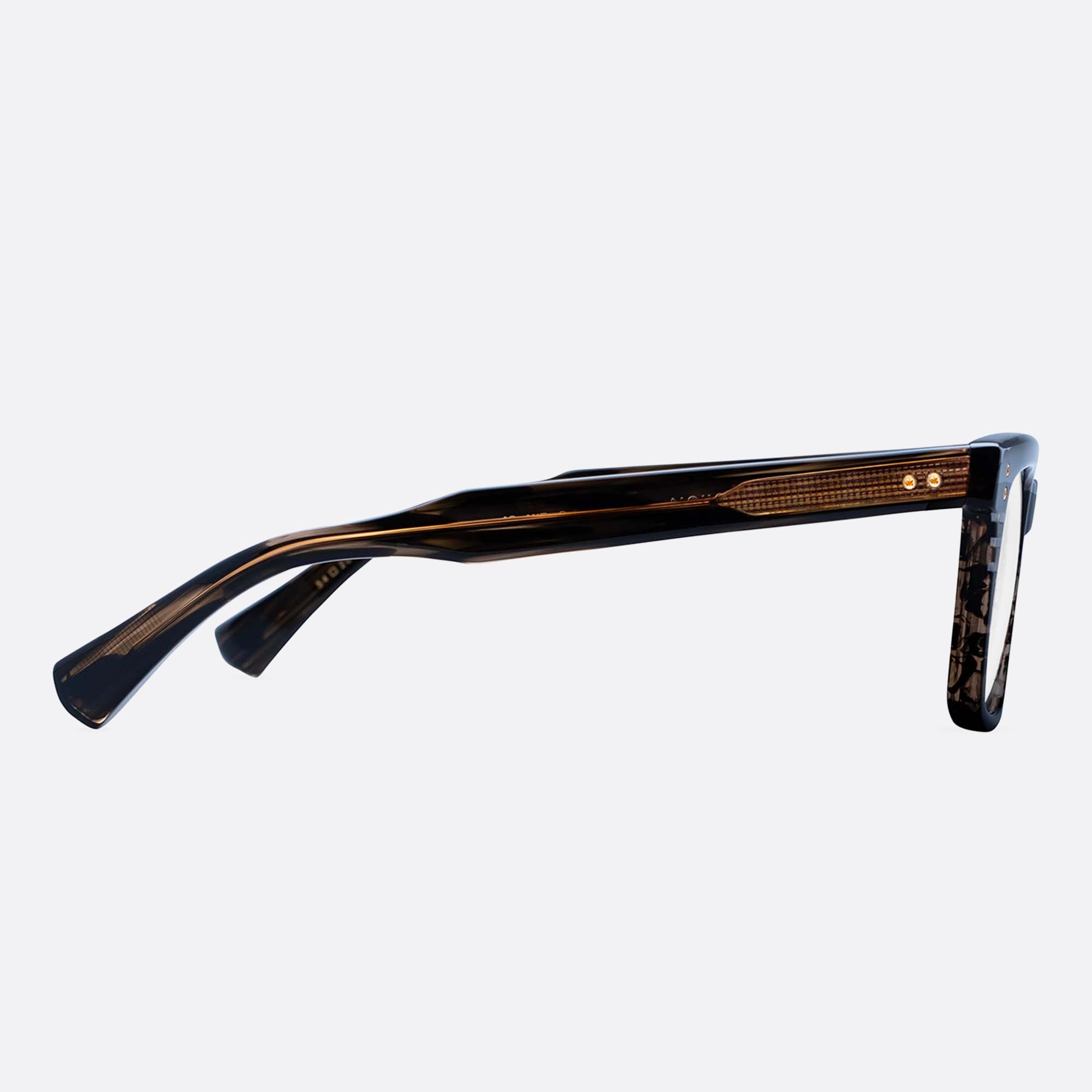 Dita 54mm Sequoia Drx Tim Brown Squared Unisex Eyeglasses - Detail View