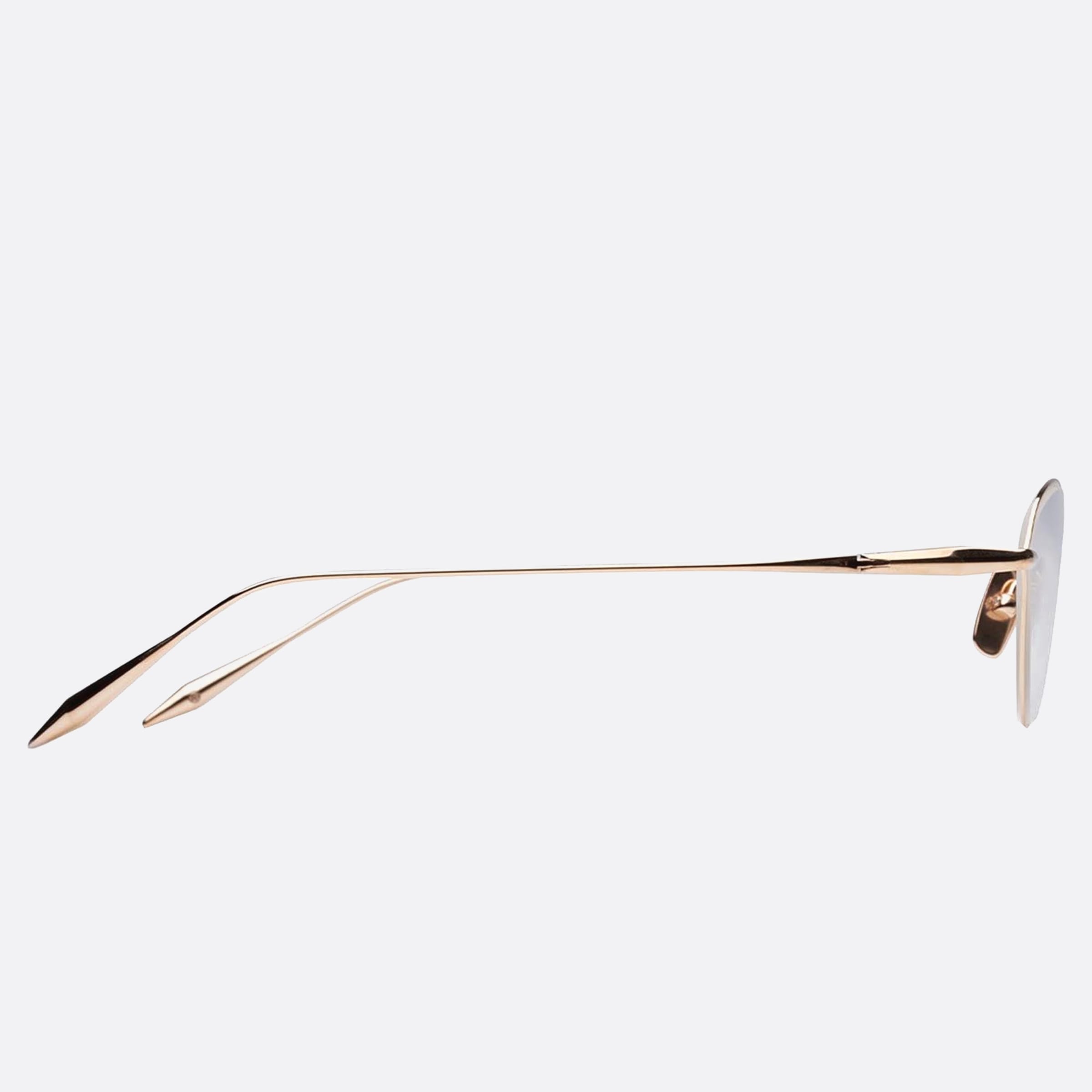 Dita 02mm Sincetta Gold Cat Eye Unisex Eyeglasses - Detail View