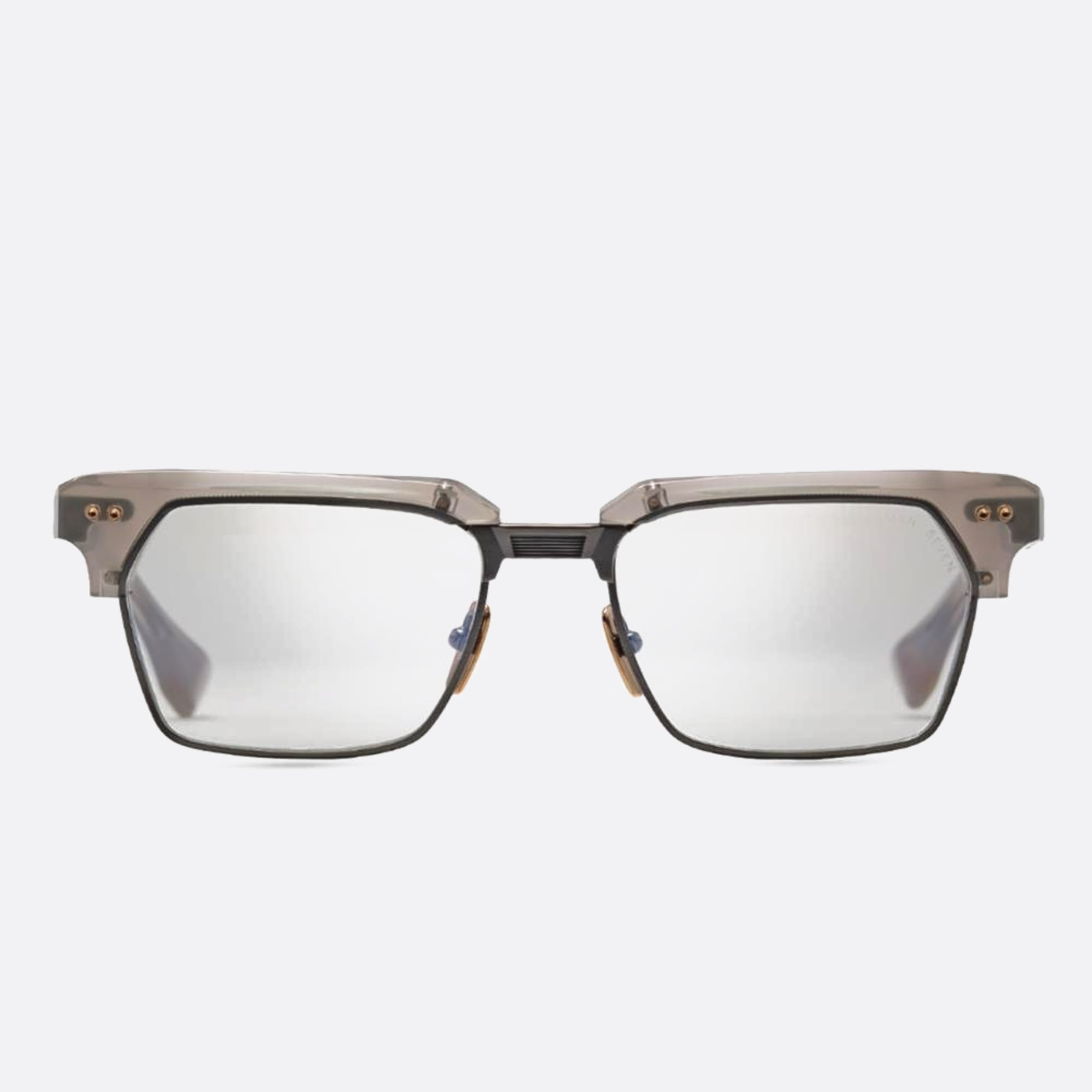 Dita 03mm Statesman Seven Dtx443 Grey Rectangle Unisex Eyeglasses - Main View