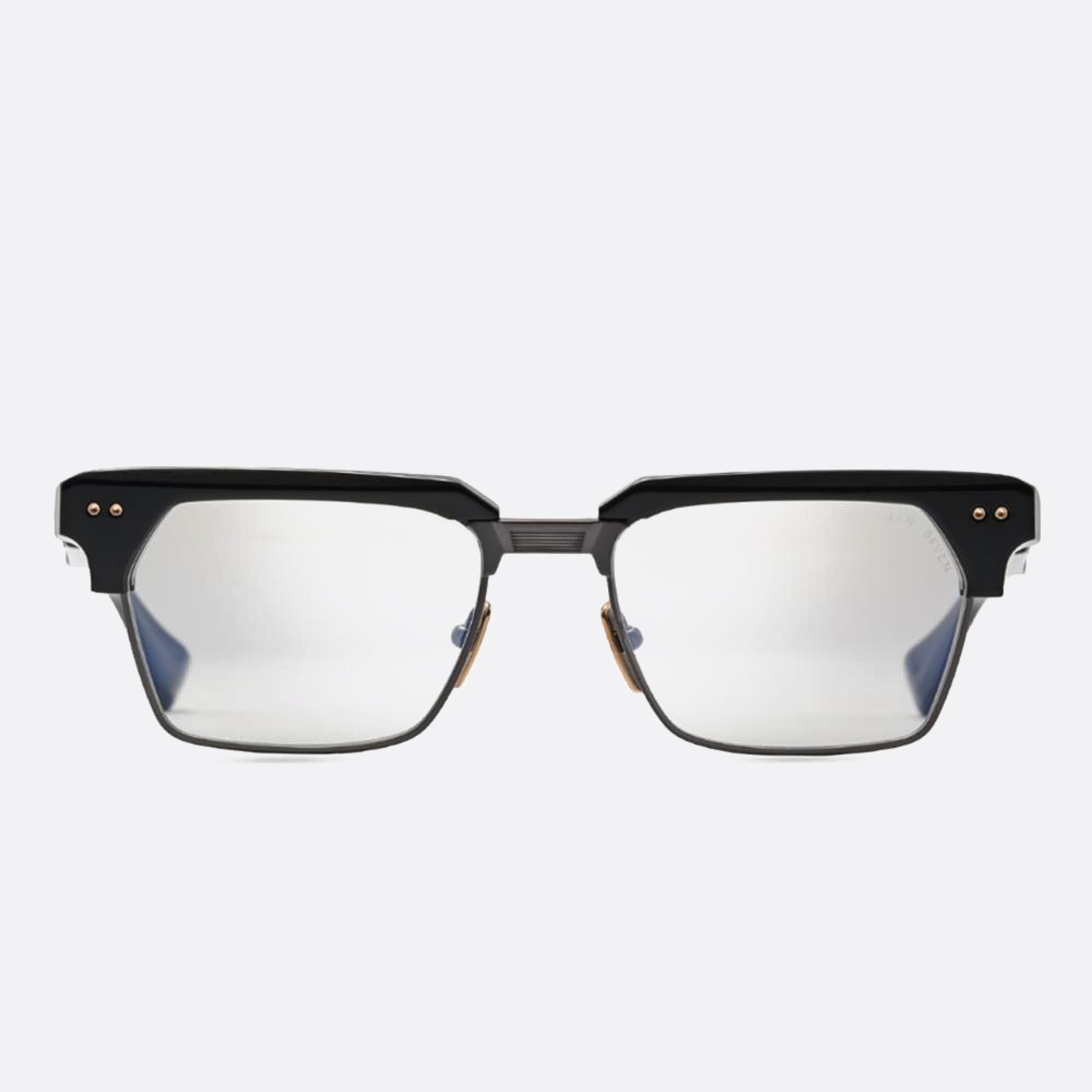 Dita 04mm Statesman Seven Dtx443 Black Rectangle Unisex Eyeglasses - Main View