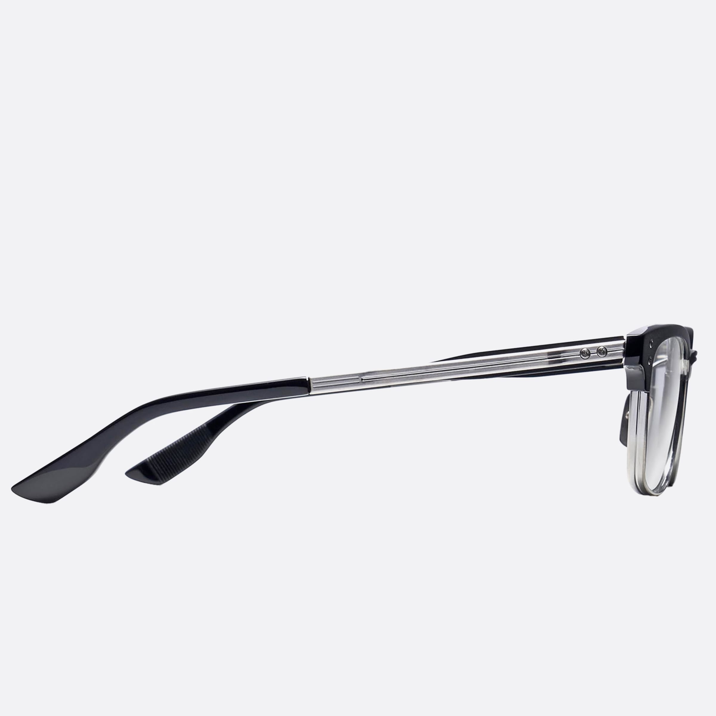 Dita 52mm Statesman Six Dtx132 Black Cat Eye Unisex Eyeglasses - Detail View