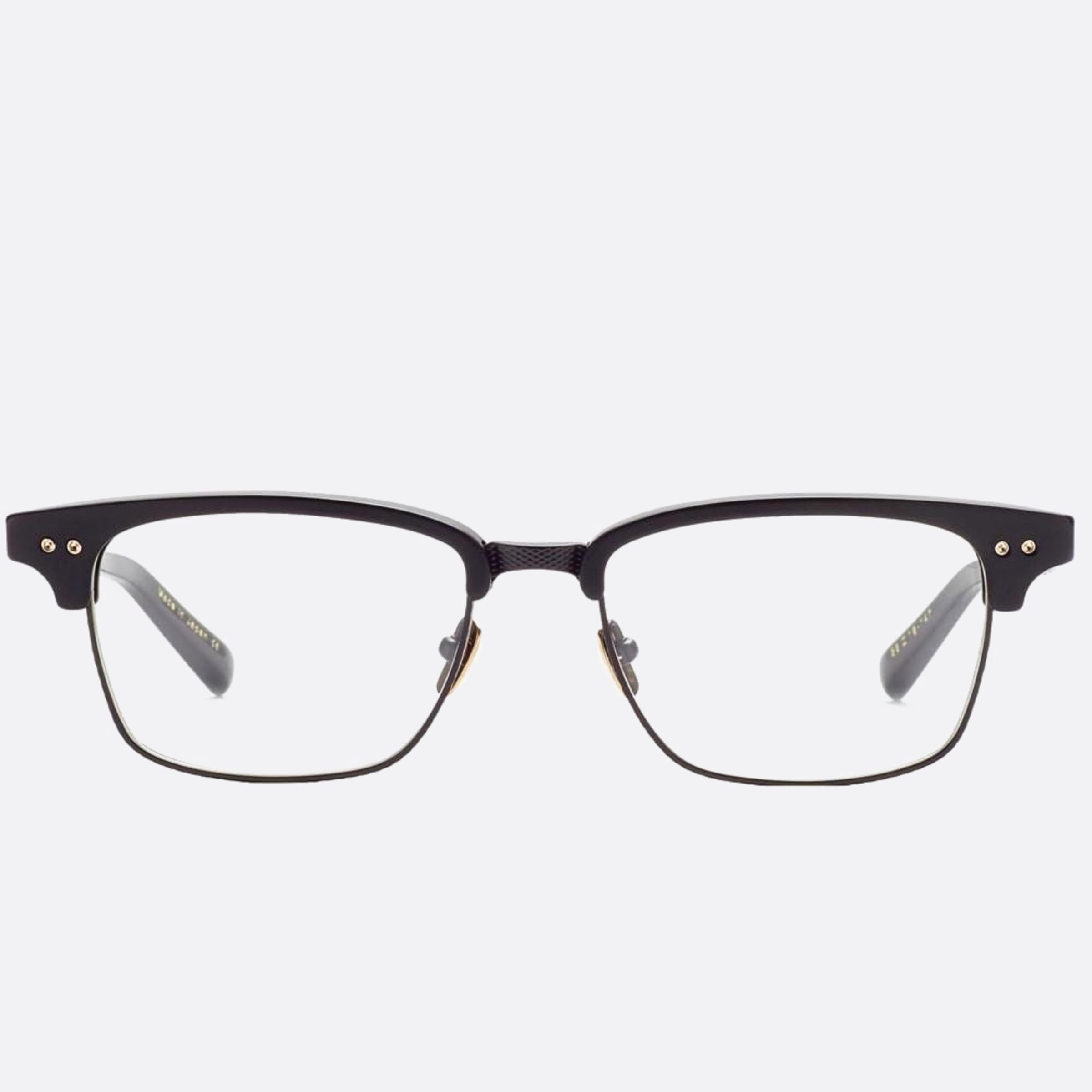 Dita 55mm Statesman Three Blk Black Geometric Unisex Eyeglasses - Main View