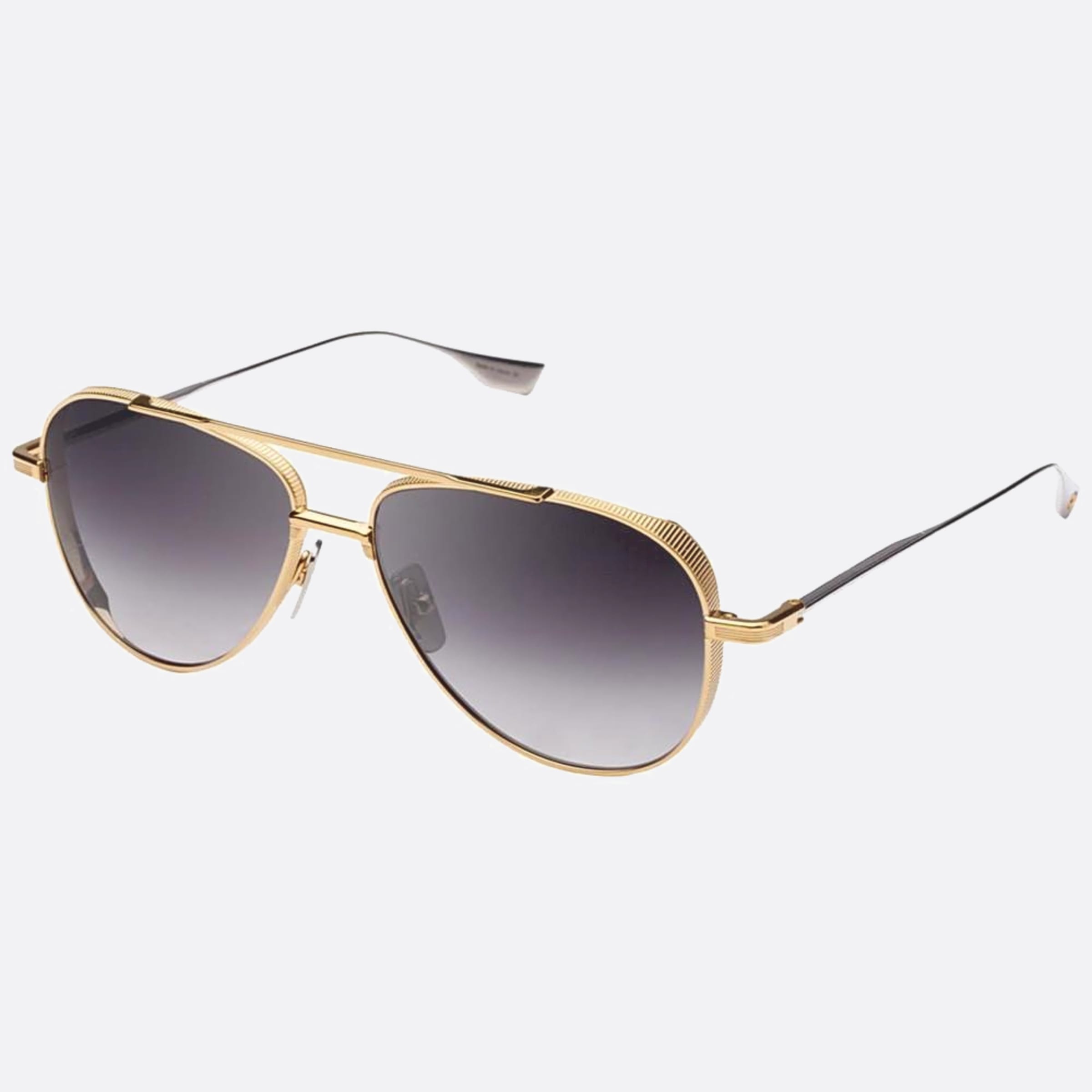 Dita 01mm Subsystem Gold Pilot Unisex Sunglasses - Side View