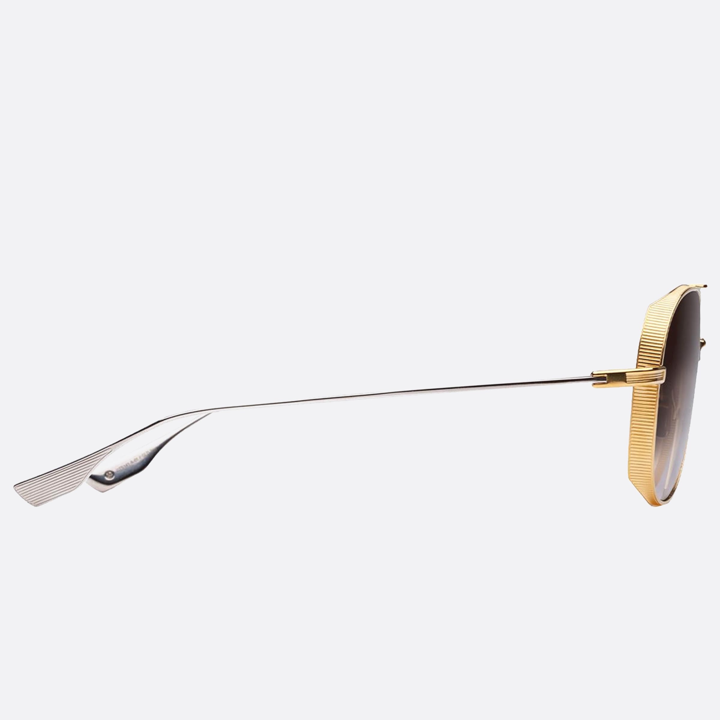 Dita 01mm Subsystem Gold Pilot Unisex Sunglasses - Detail View