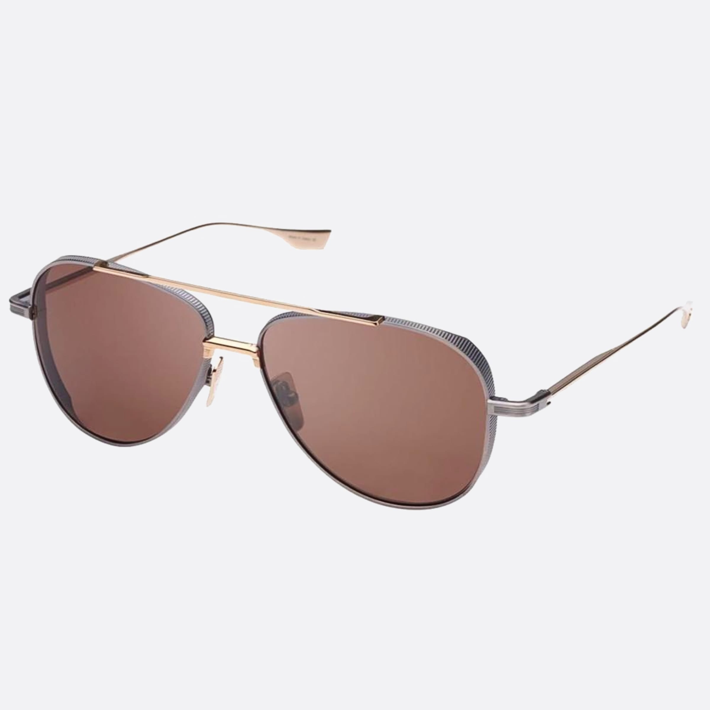Dita 03mm Subsystem Silver Pilot Unisex Sunglasses - Side View