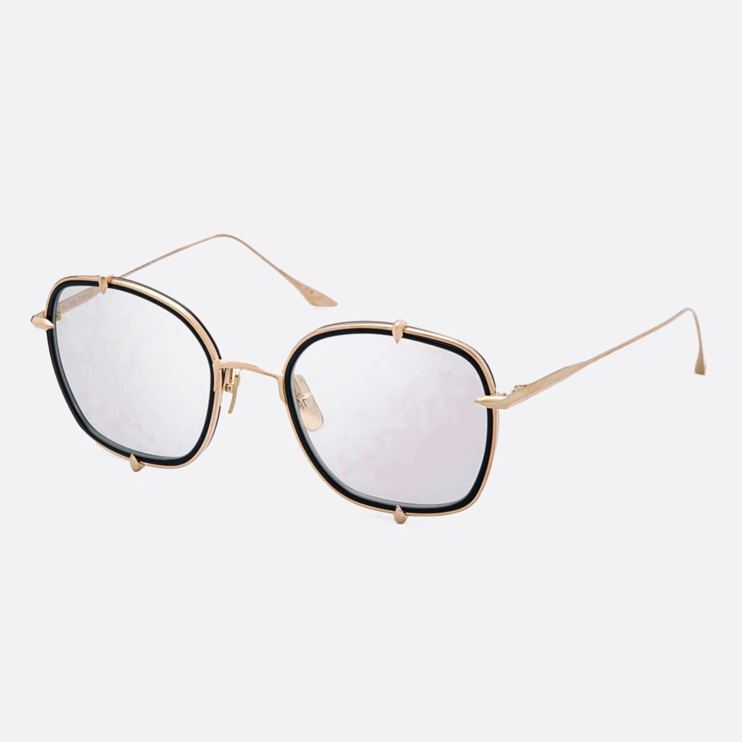 Dita 52mm Talon Three Dtx442 Black Butterfly Unisex Eyeglasses - Side View