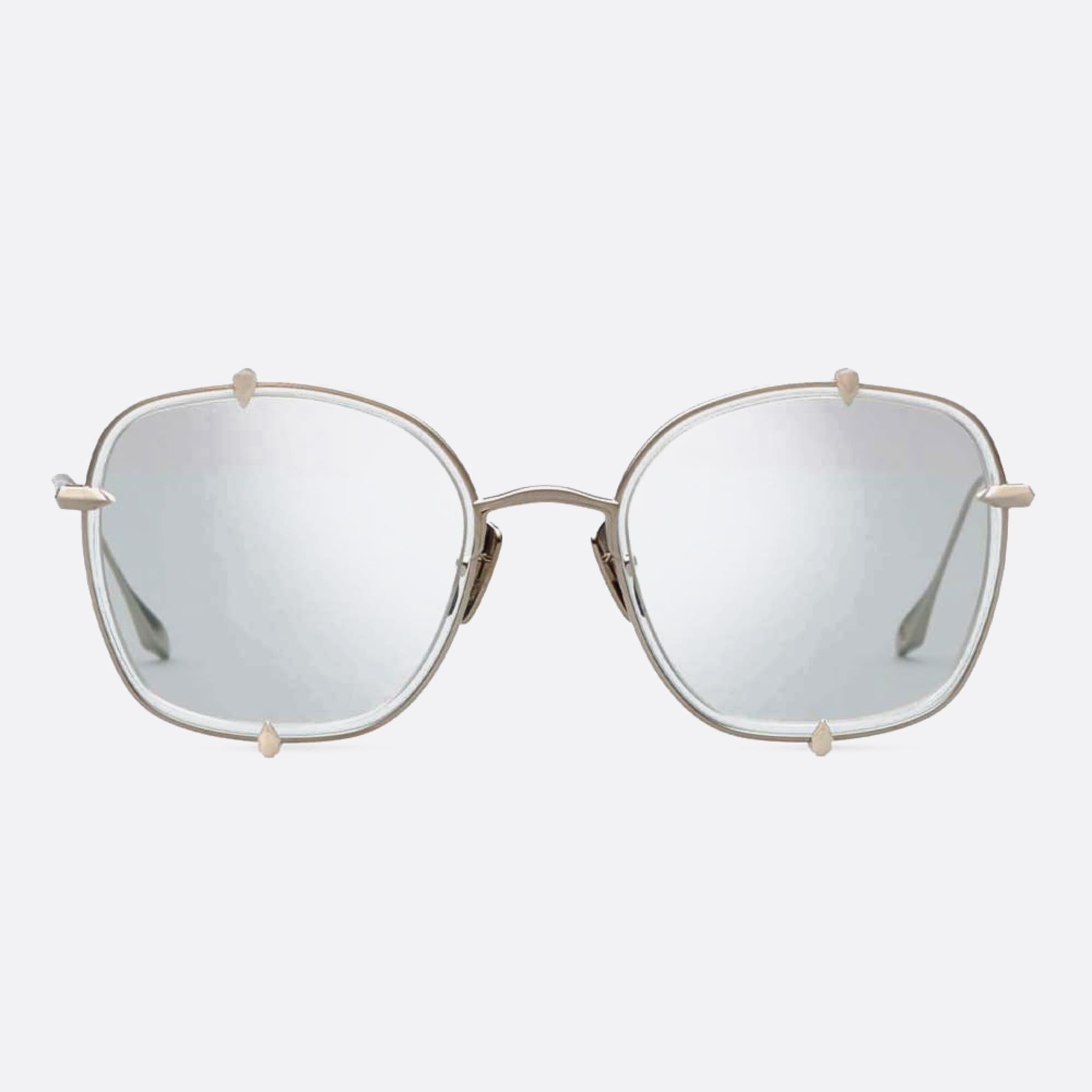 Dita 52mm Talon Three Dtx442 Silver Butterfly Unisex Eyeglasses - Main View