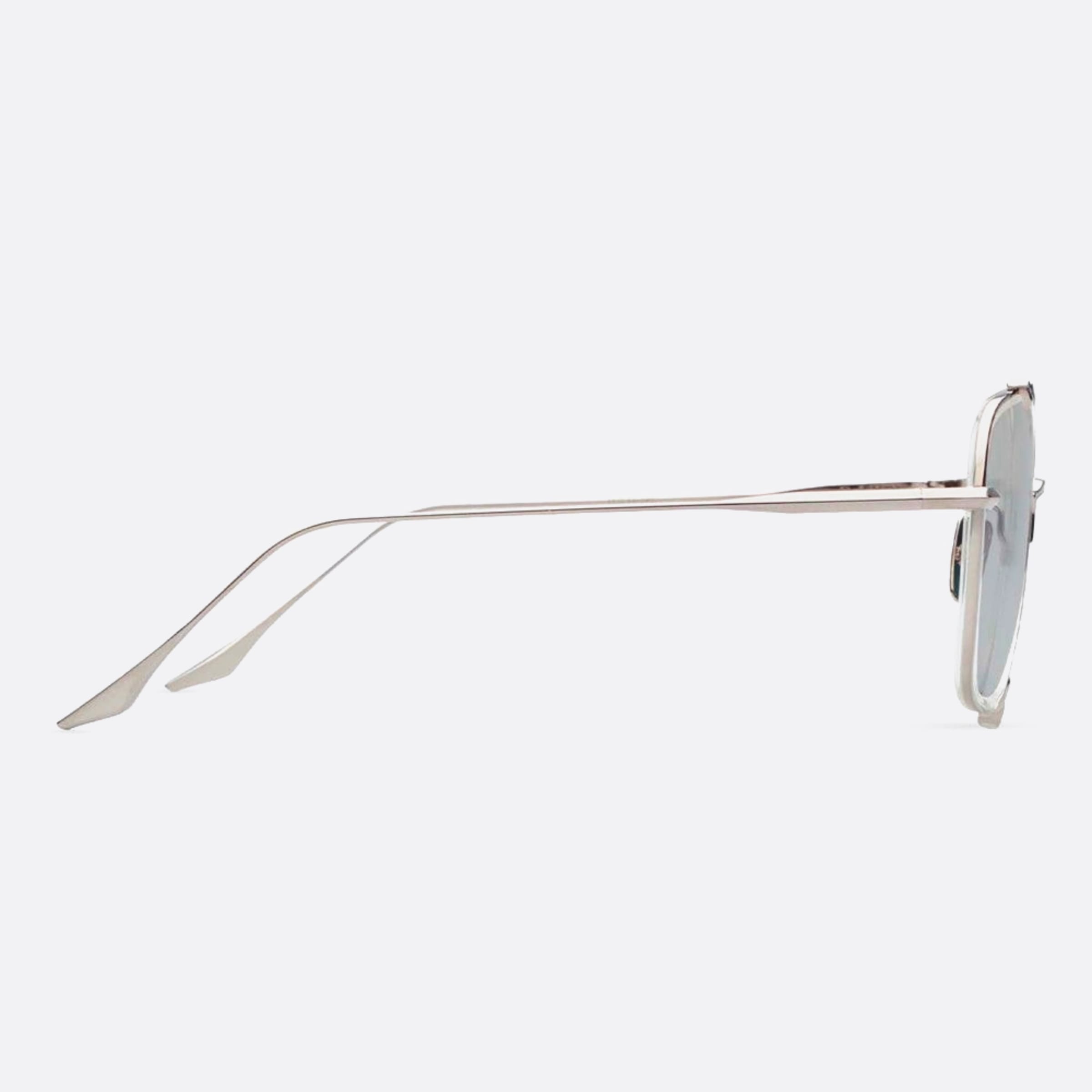 Dita 52mm Talon Three Dtx442 Silver Butterfly Unisex Eyeglasses - Detail View