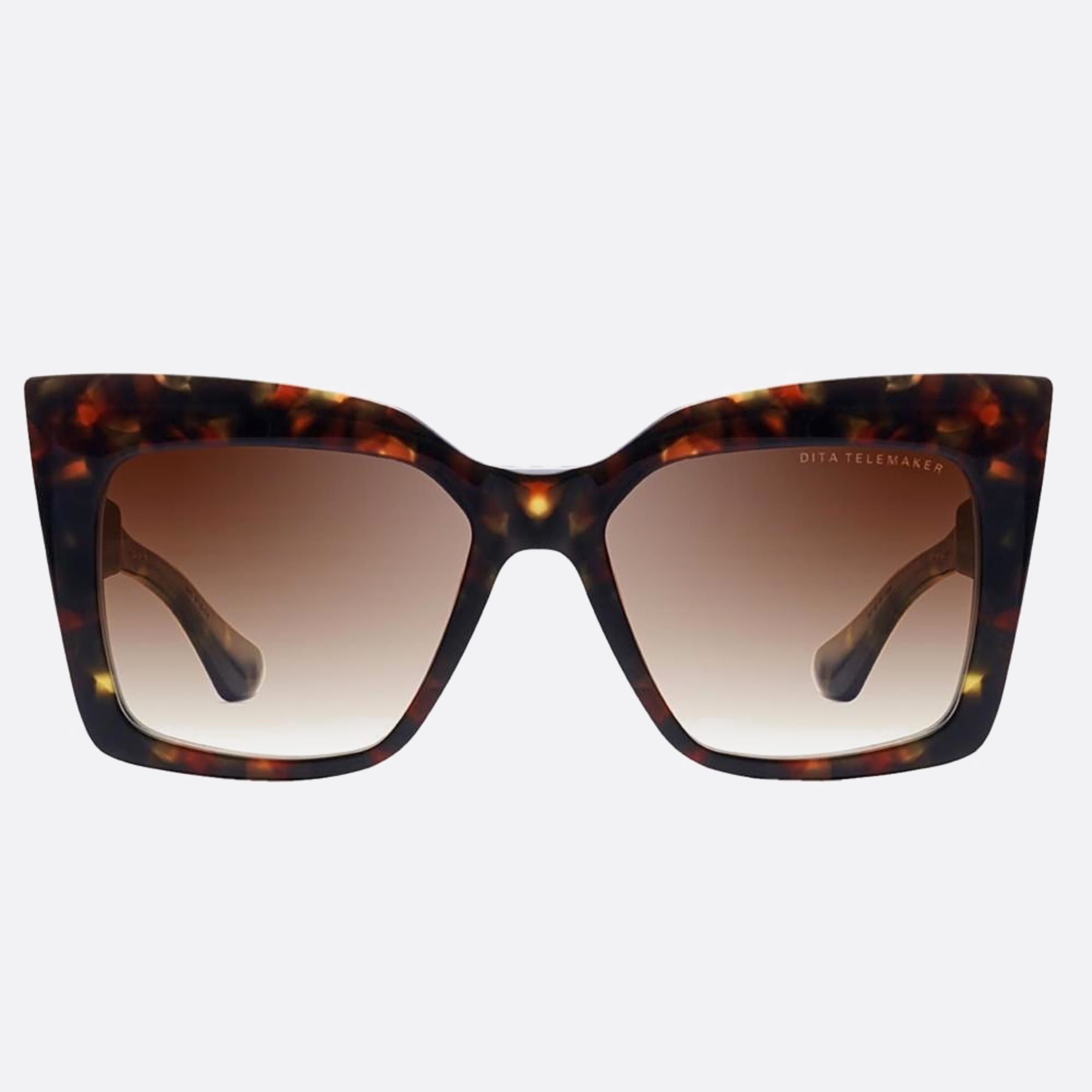 Dita 02mm Telemaker Havana Butterfly Unisex Sunglasses - Main View