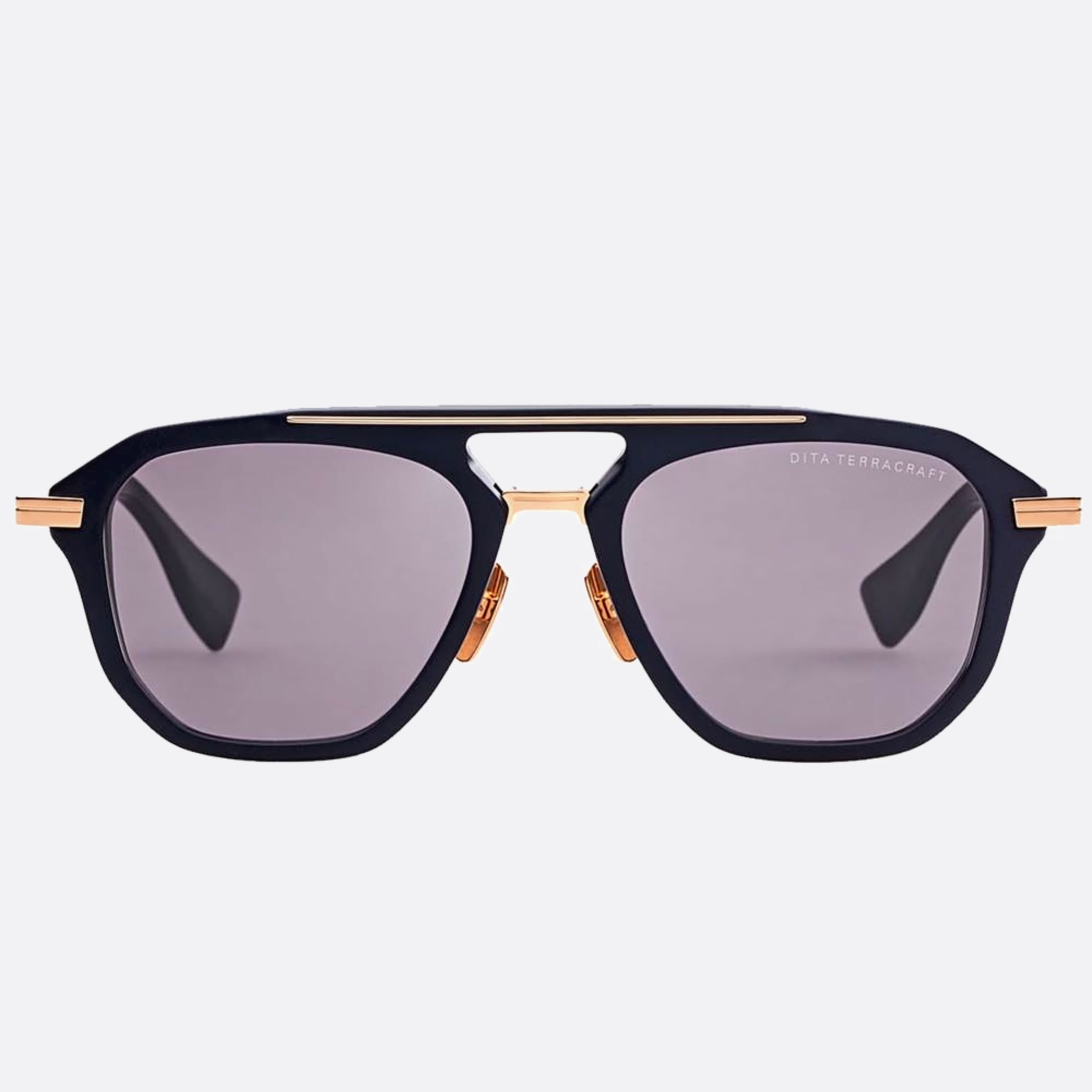 Dita 01mm Terracraft Black Geometric Unisex Sunglasses - Main View