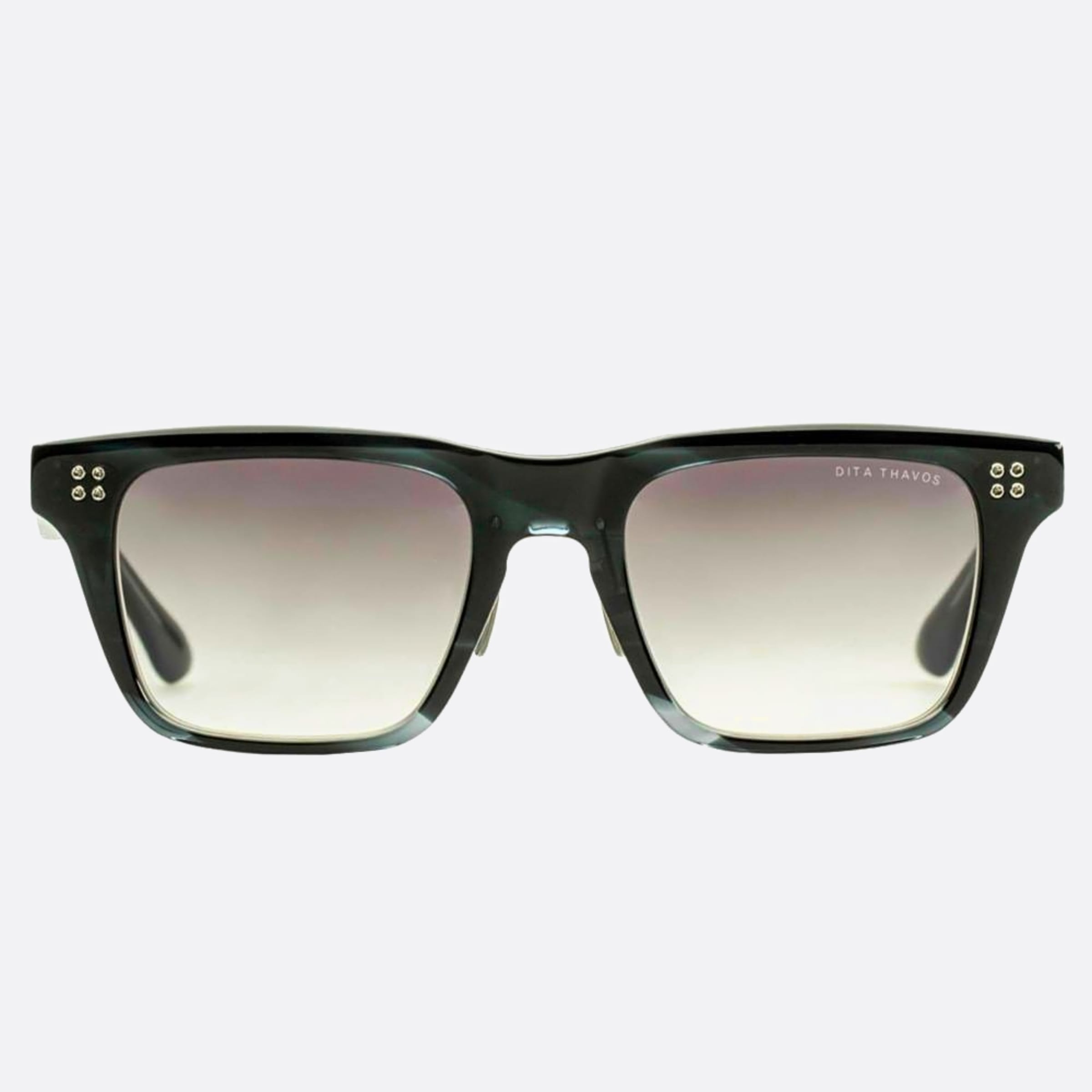 Dita 01mm Thavos Grey Squared Unisex Sunglasses - Main View