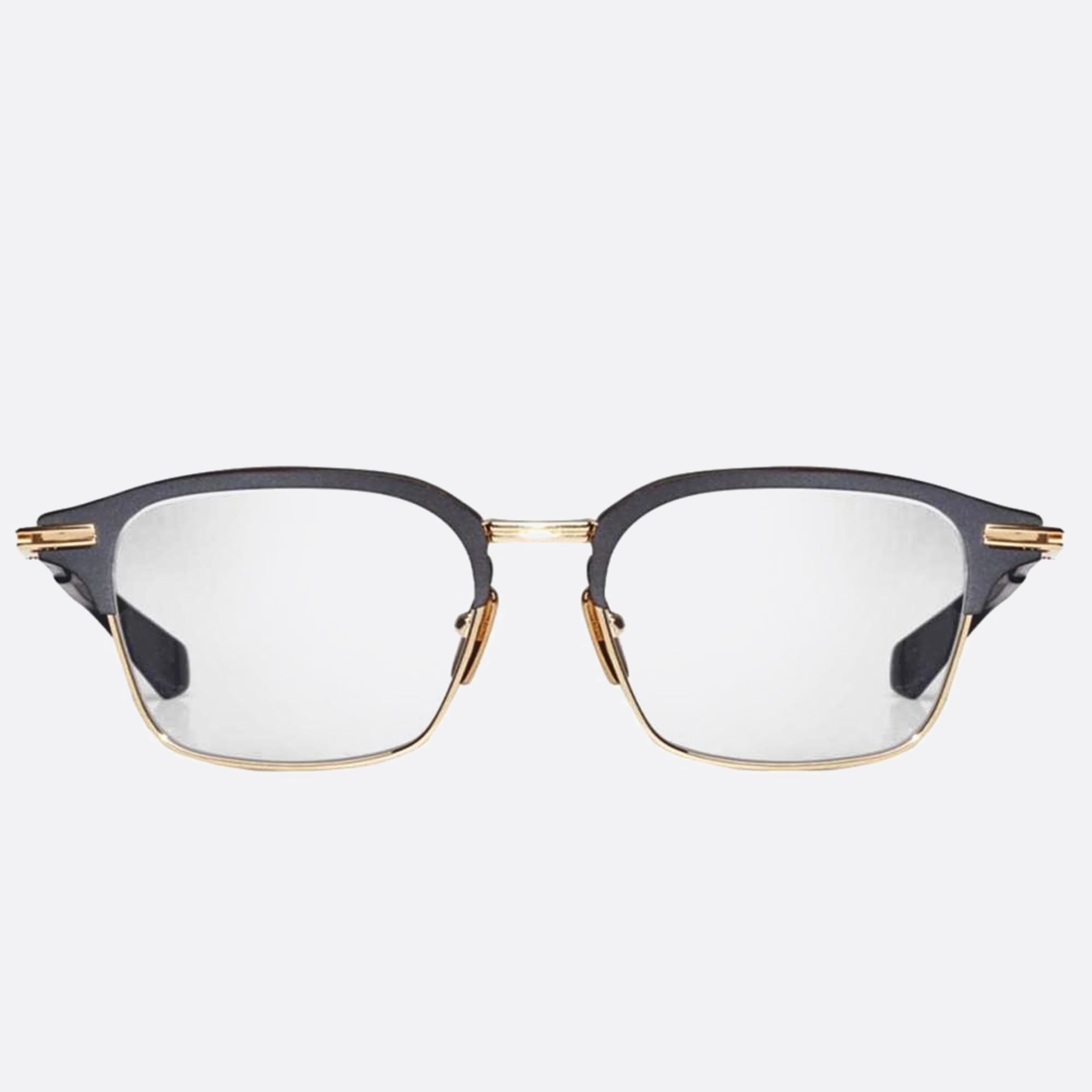 Dita 01mm Typographer Black Geometric Unisex Eyeglasses - Main View