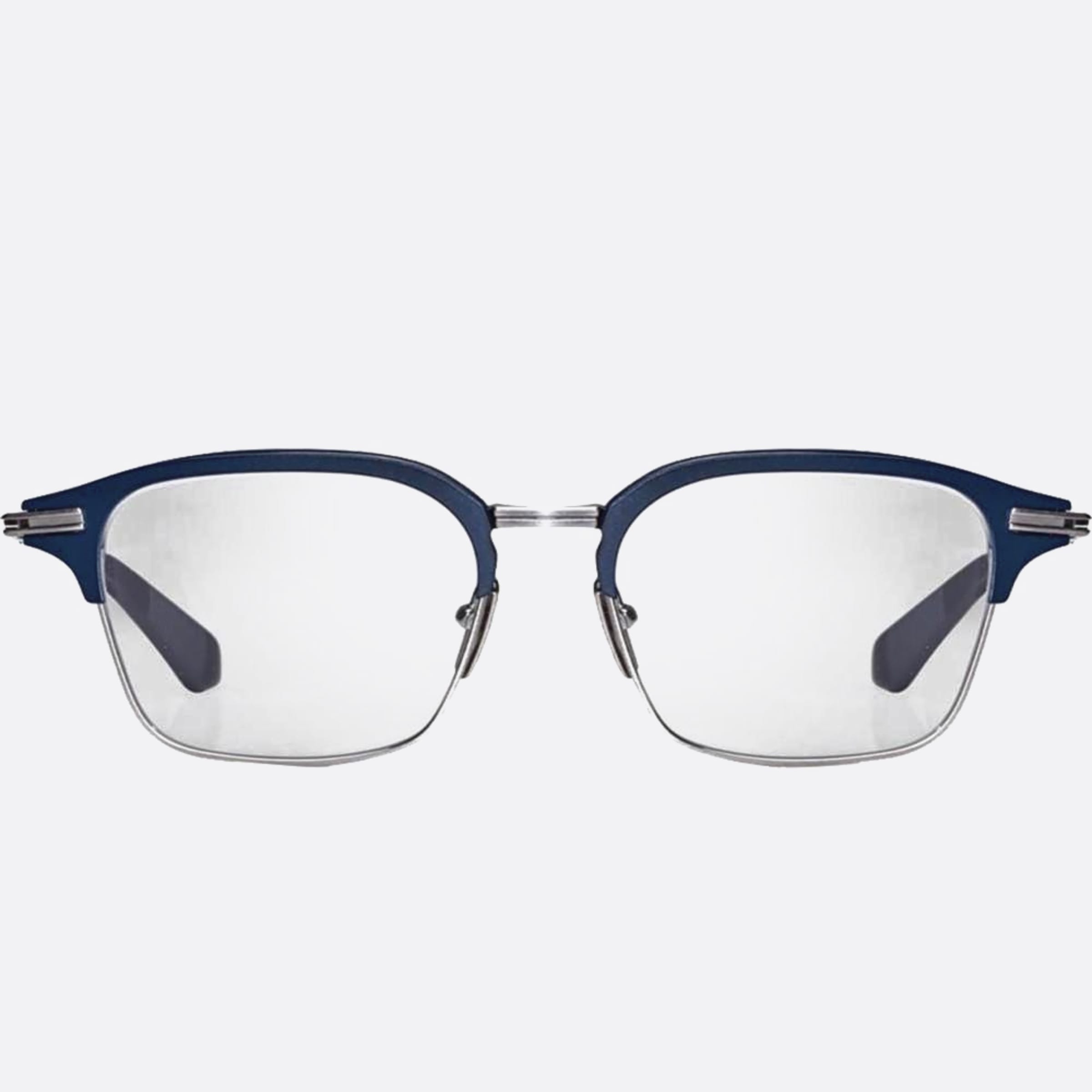 Dita 03mm Typographer Blue Geometric Unisex Eyeglasses - Main View